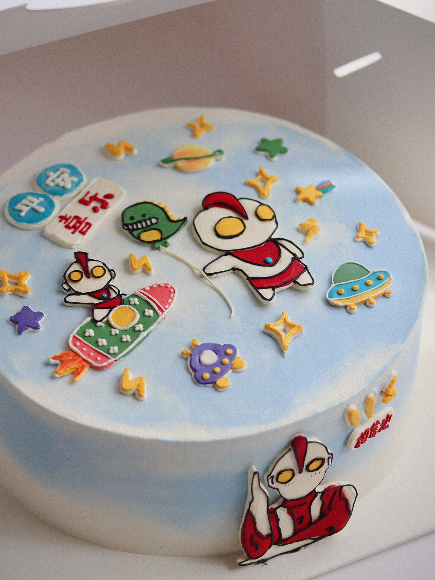 手绘蛋糕合辑|奥特曼系列