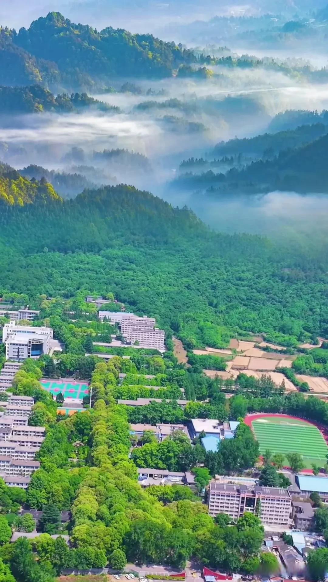 陕西理工大学校园风光图片