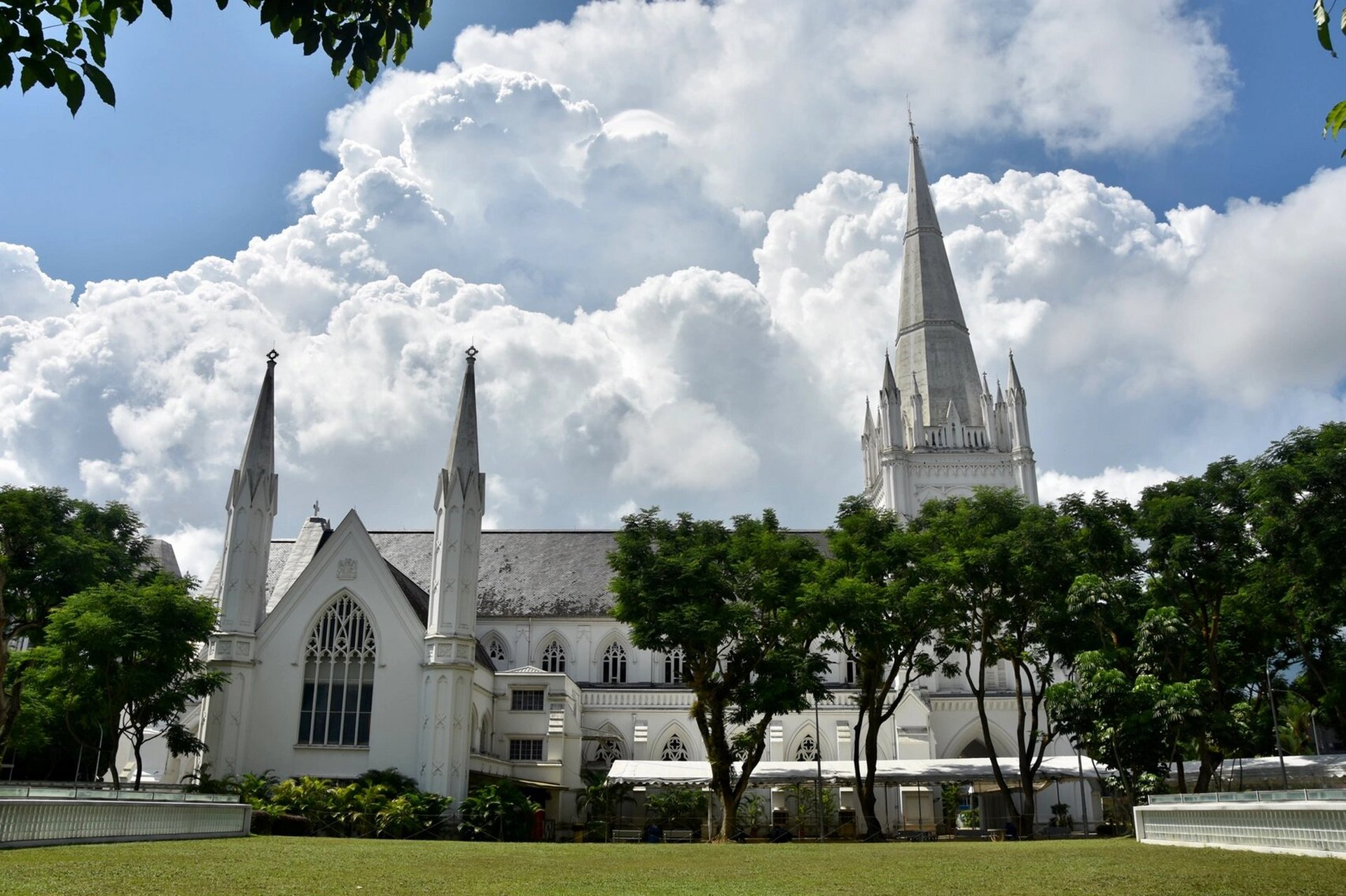 新加坡圣安德烈教堂 新加坡最大的教堂 最古老的英国圣公会礼拜堂 就
