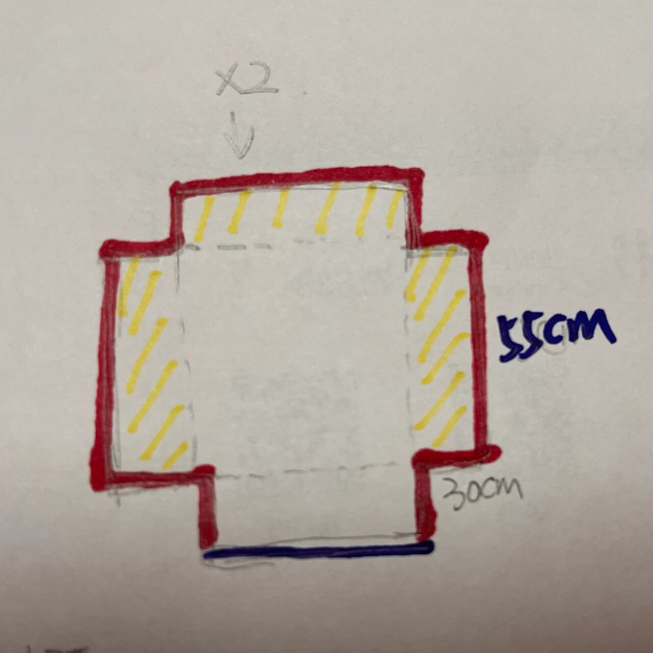 我做狗窝的时候过程没有拍下来 所以我画了一个平面图给你们 相信我