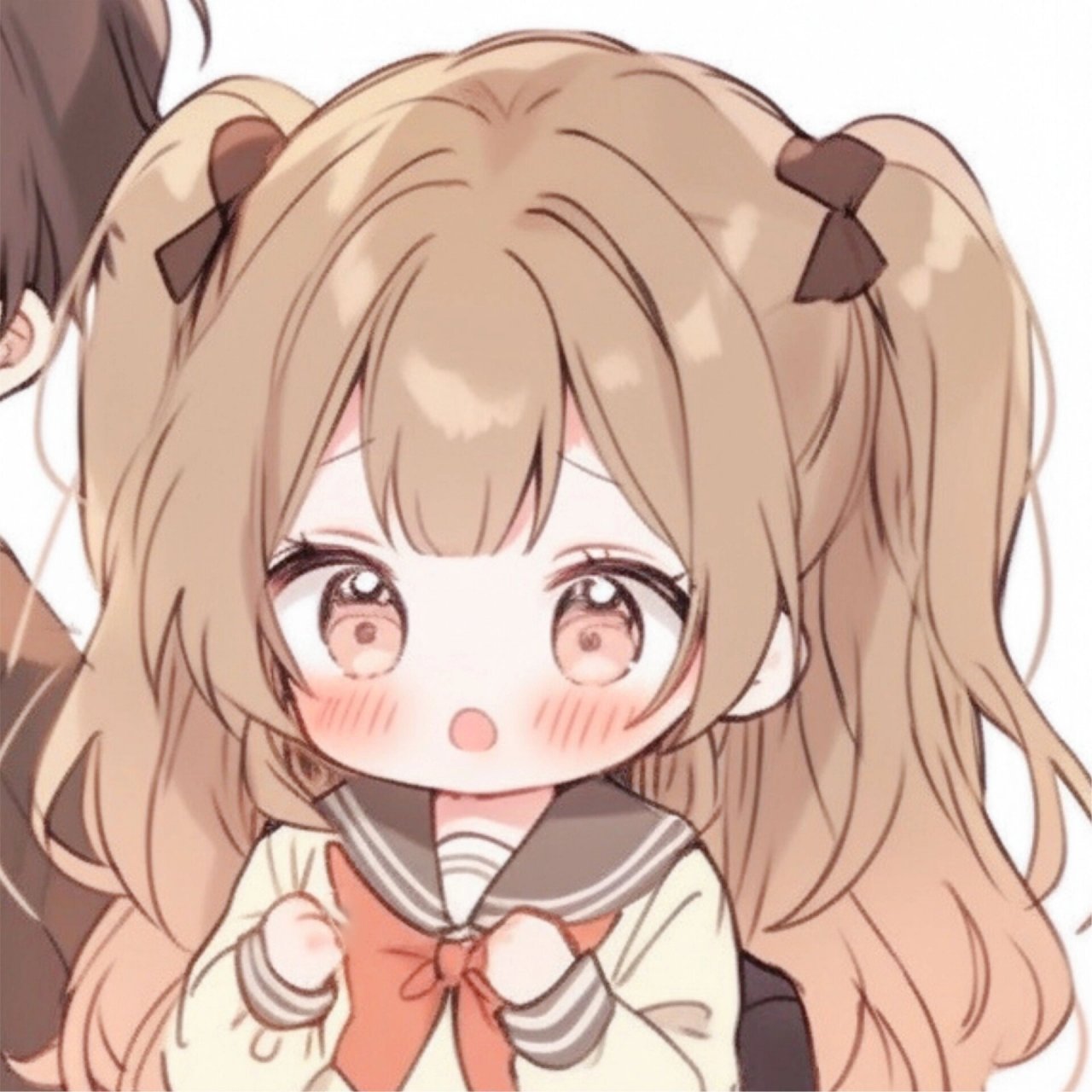 【首发】动漫情侣头像|小小双马尾 midjourney绘制 ps改良 搬运请标明