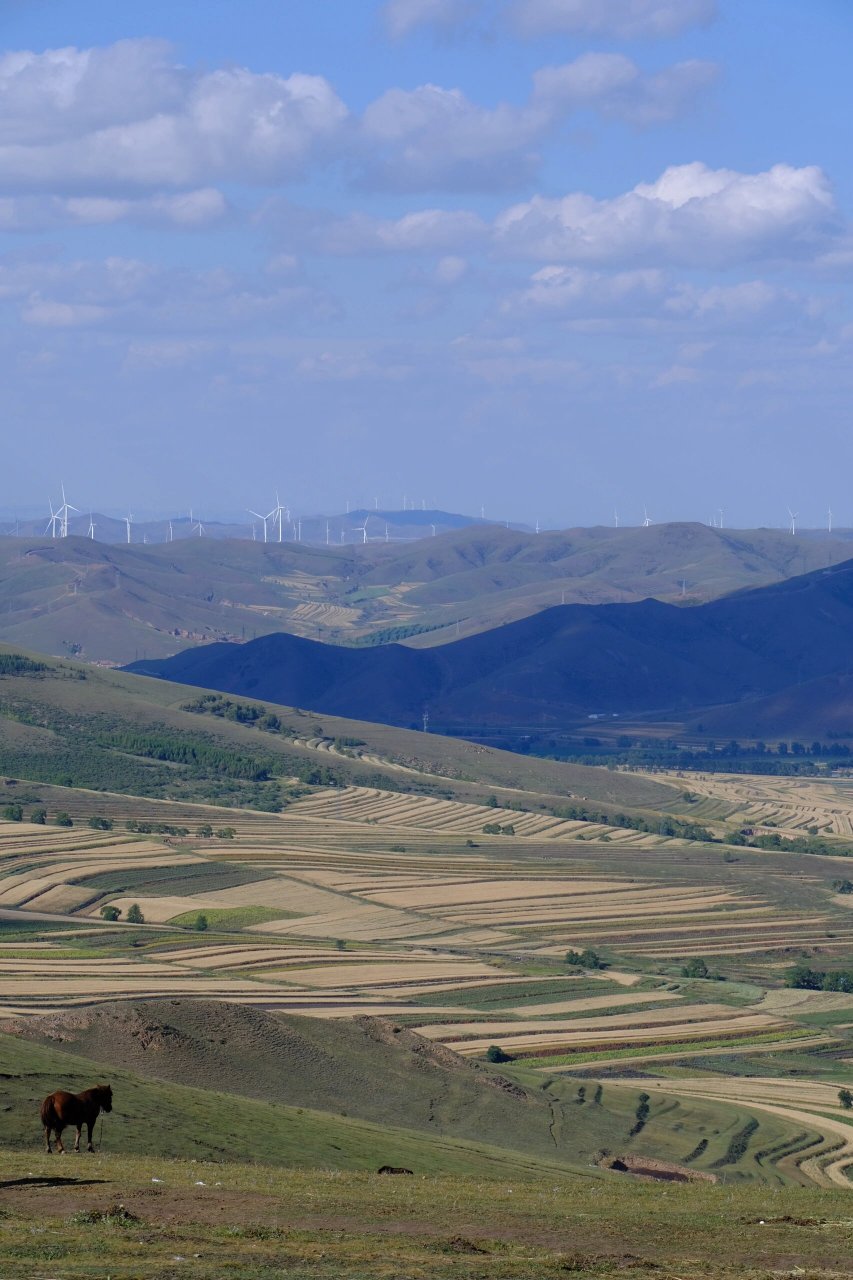 原来北方也有梯田 一直以为梯田是云贵桂的特色,到现在才知道原来北方