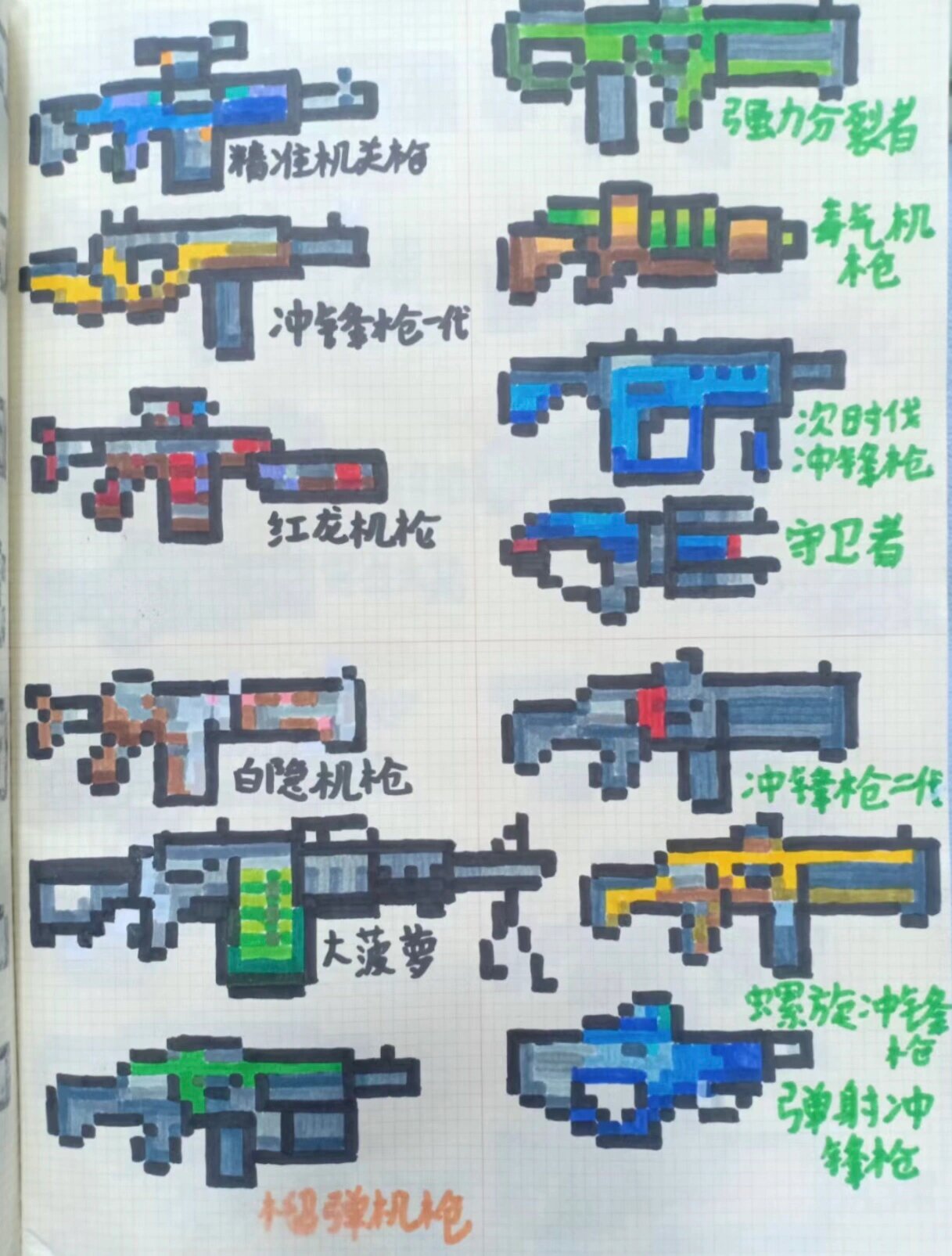 画方块儿小世界过程