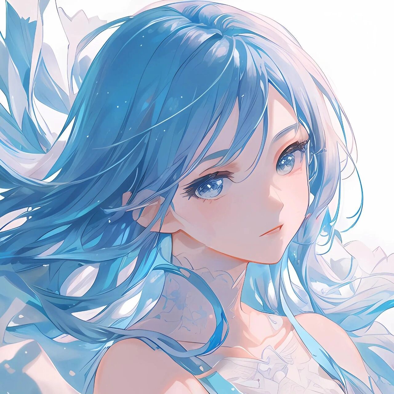 蓝色系情侣头像～有点清凉～高冷组合 春天来啦,夏天还会远吗?