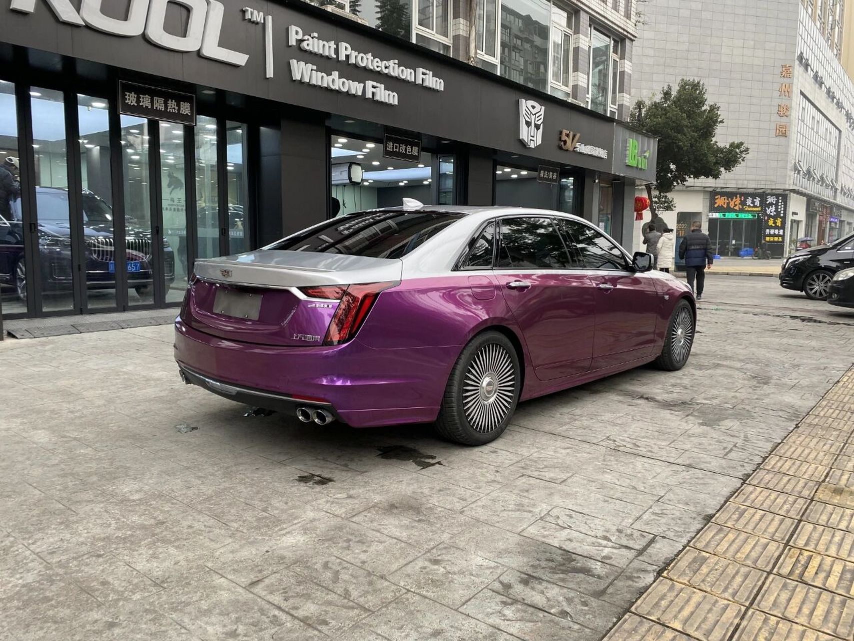 被双拼激发的潜能,凯迪拉克ct6改色记 说起,不知道各位心里是不是想起