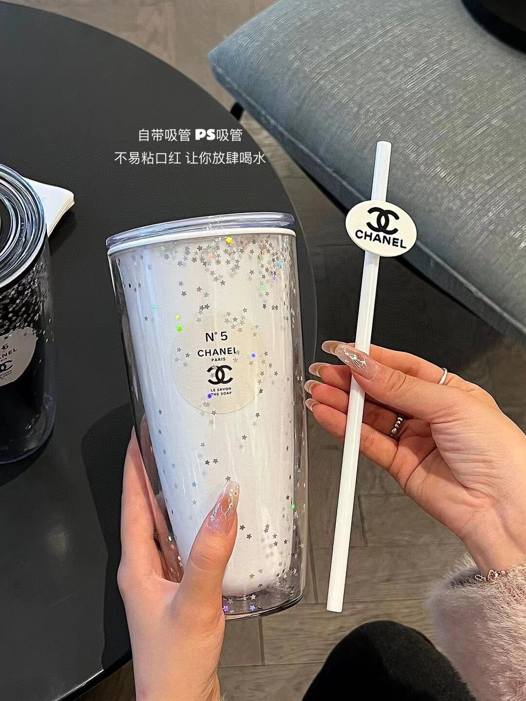 香奈儿水杯 满脸的高级感!真的好喜欢💕