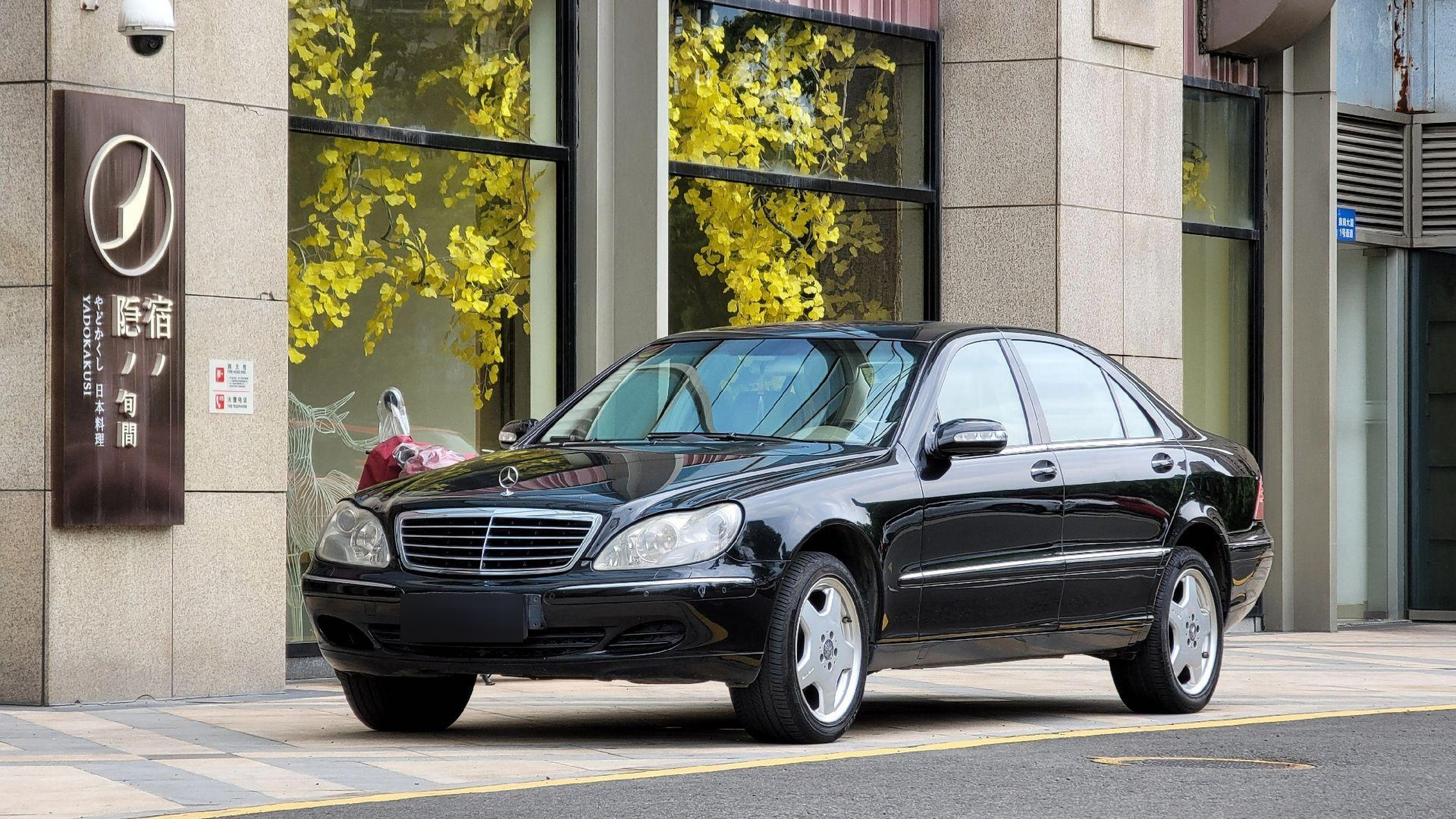 2003款奔驰s350l,经典的w220蝴蝶奔,老客户一手车,当年落地一百多万