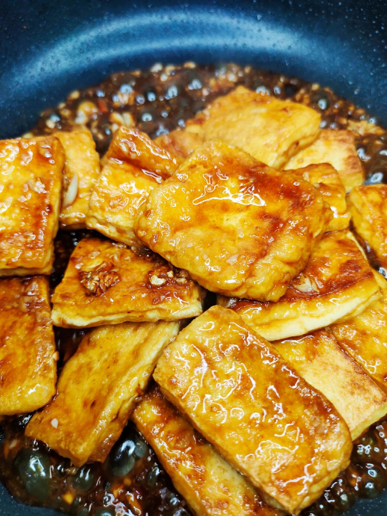 香煎豆腐比肉还香吸满汤汁的下饭家常菜6015