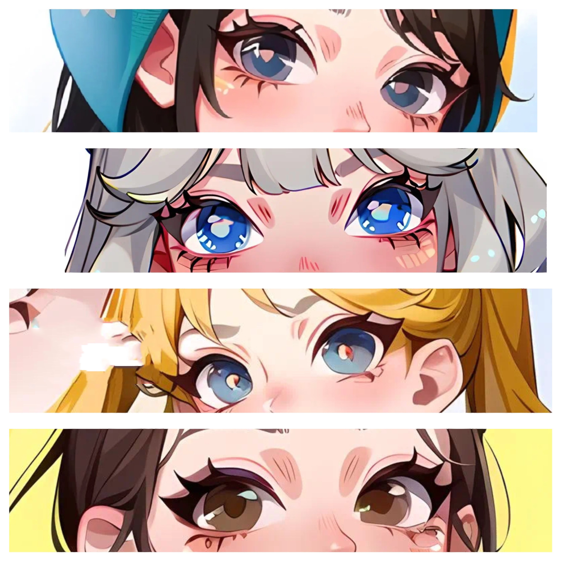 绘画素材 | 动漫眼睛合集