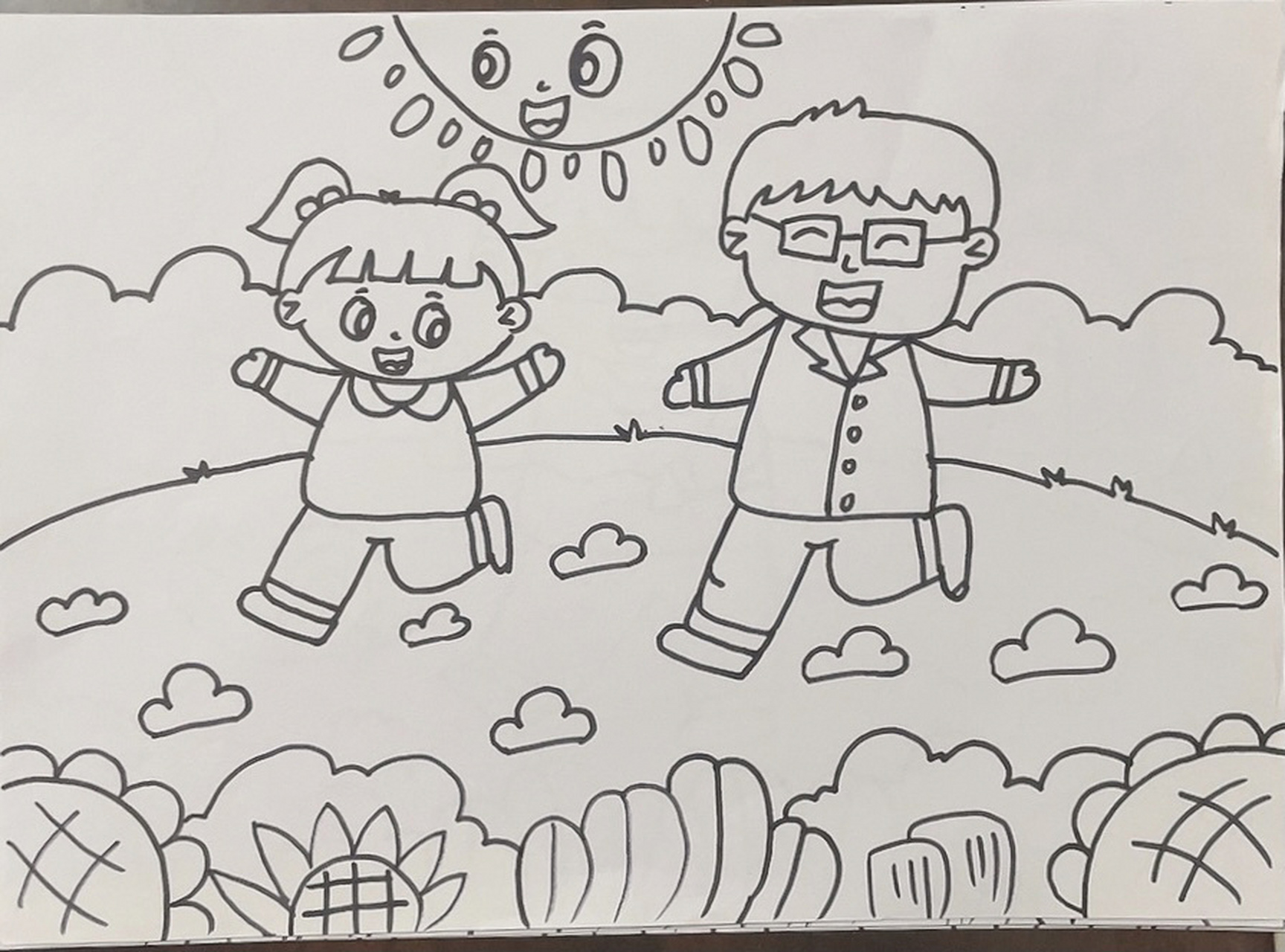 幼儿考编主题画|父亲节和端午节主题 捉迷藏主题画|父亲节主题画|端午