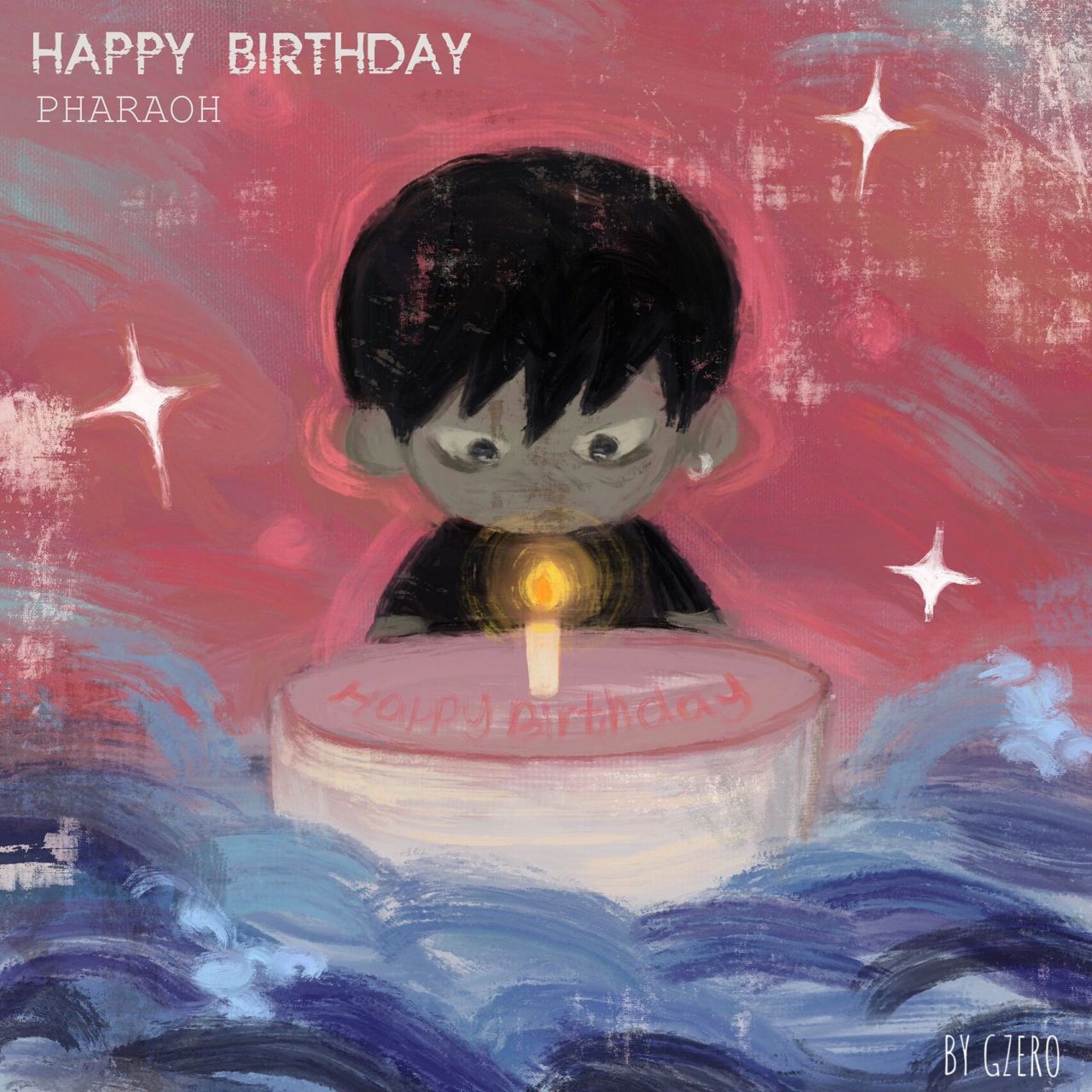 法老生日快乐 仿的新专辑的美术画风 很喜欢新专     不要二传我的画