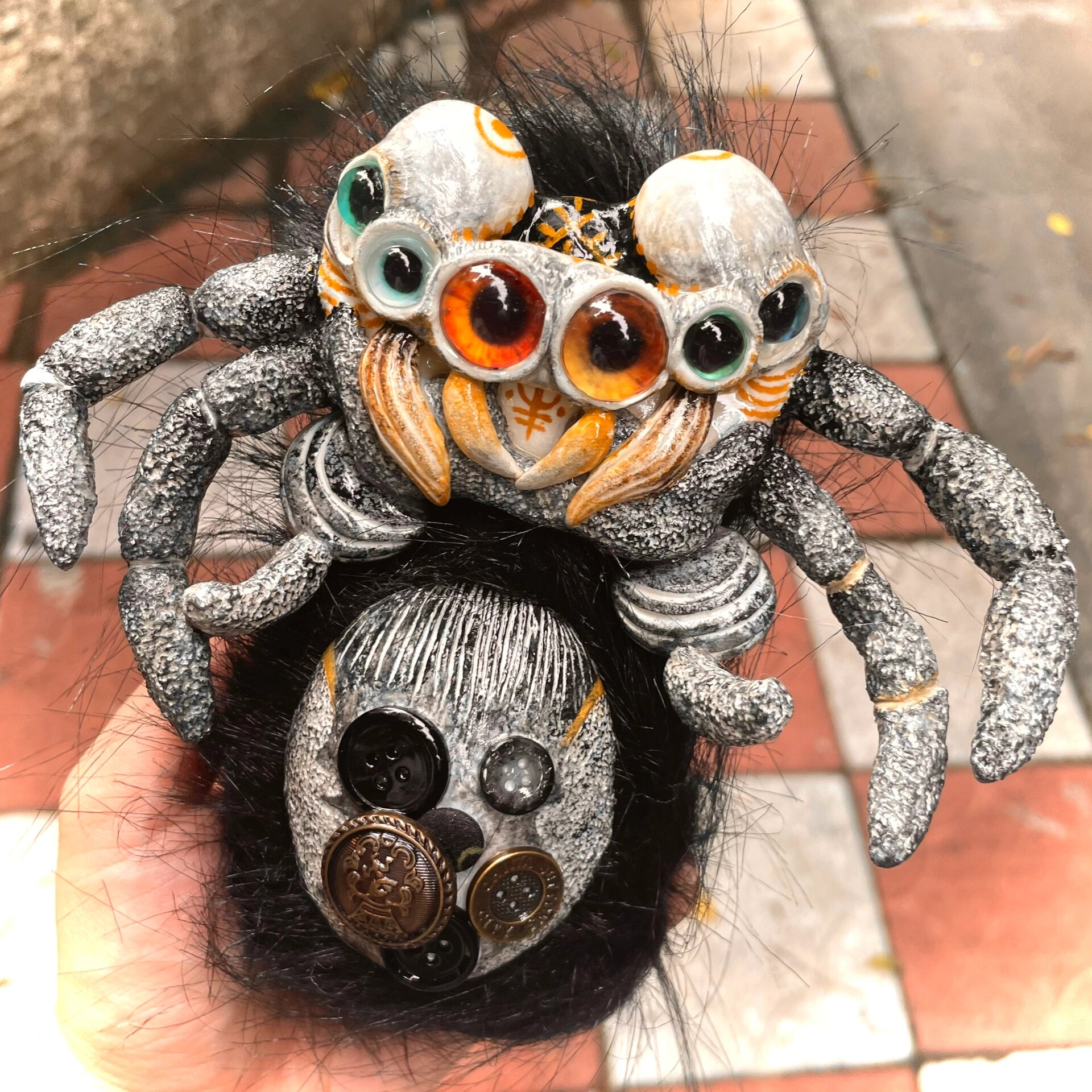 手作|蜘蛛宝宝92 第一只昆虫宝宝 超萌萌 全手工 不定期掉落