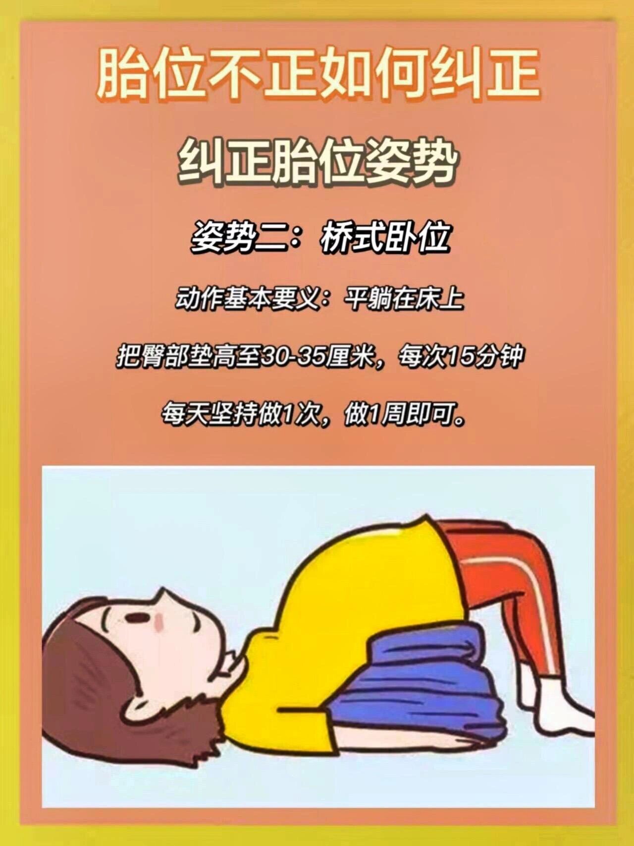 胎位正确姿势图图片