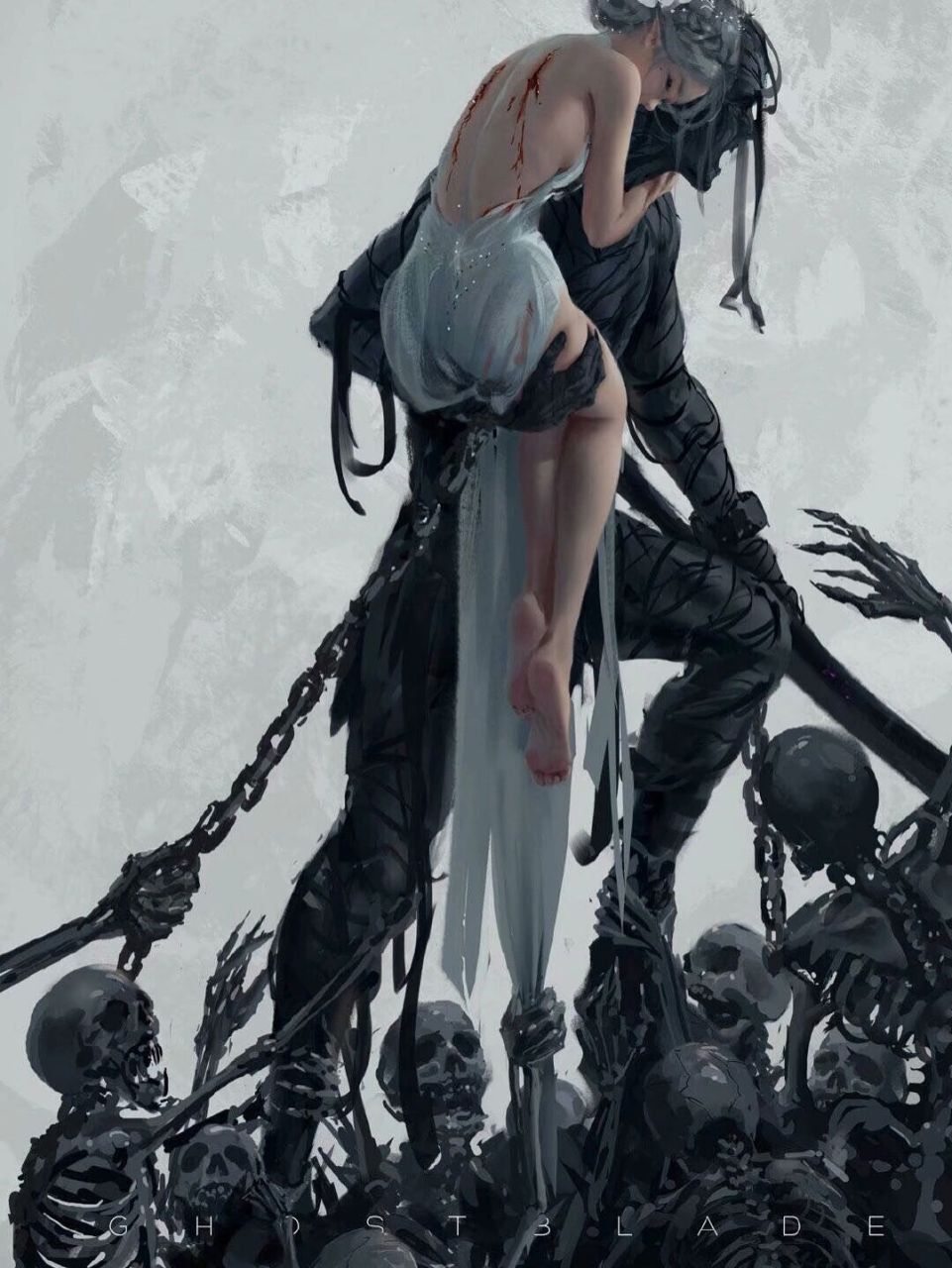 鬼刀 别名 ghost blade 作者 wlop 	 《 》是国内原创绘本,现连载于