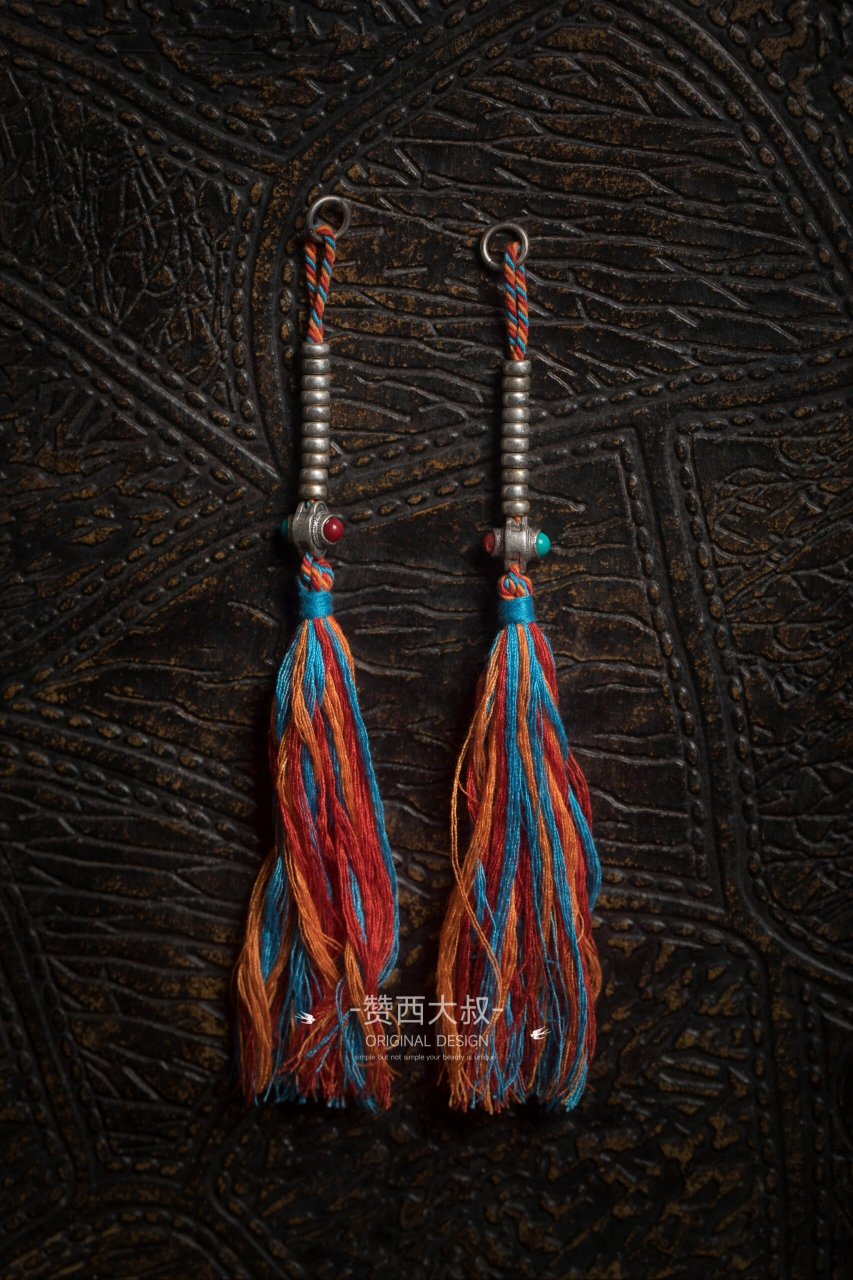藏式编绳 | 念珠侧挂流苏           	 百搭的藏式侧挂流苏上新 为