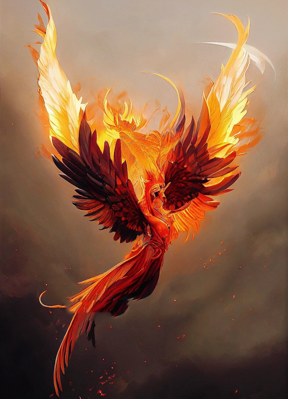 山海经系列之"浴火凤凰" 凤凰,又叫"凤皇",或者凤鸟,丹鸟,火鸟,鶤鸡