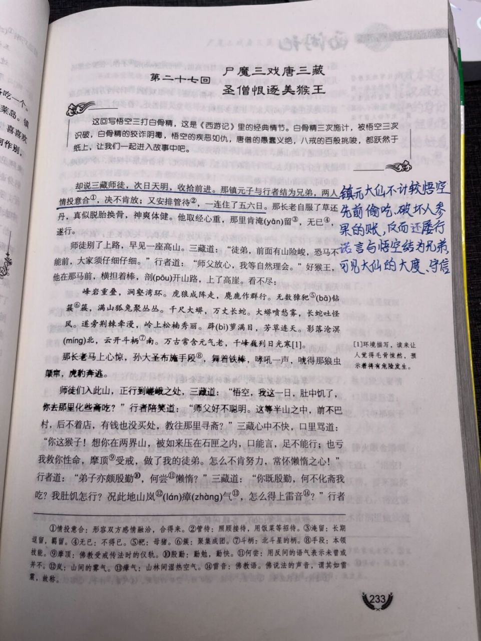 《西游记》全文批注,第二十七回 读书笔记