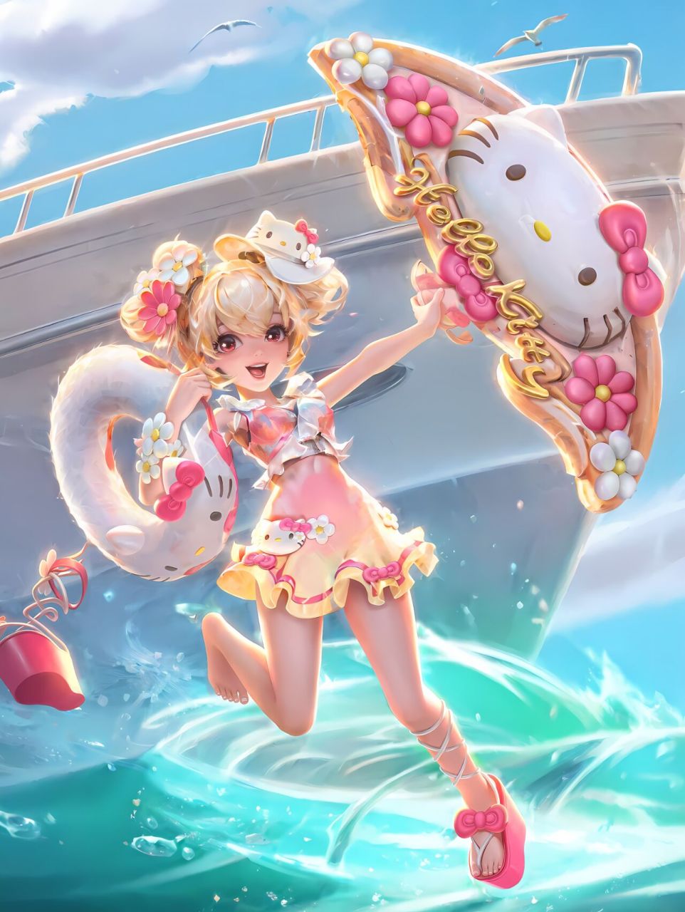 小乔 三丽鸥联名  夏日星元 王者荣耀