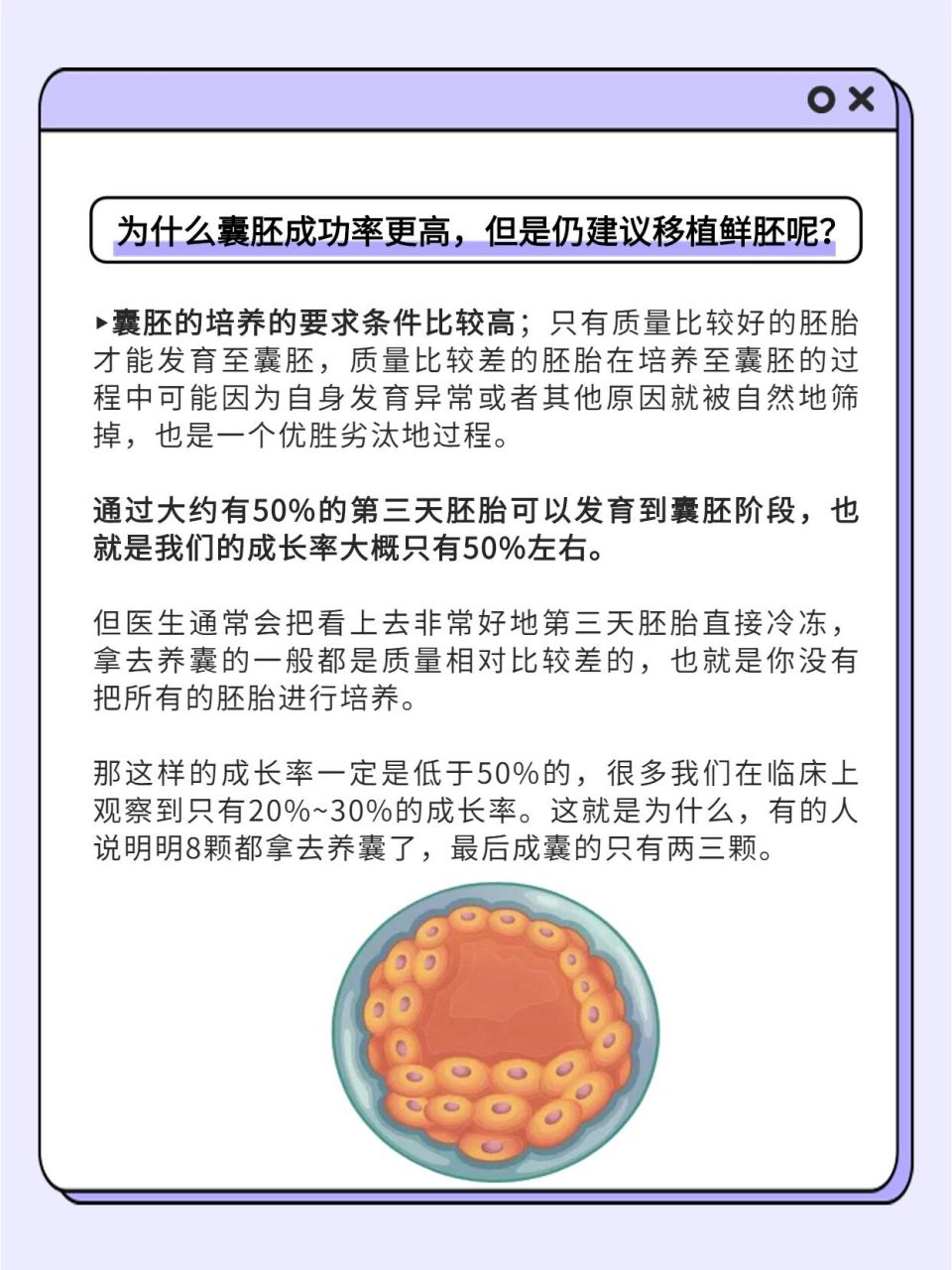 鲜胚,冻胚,囊胚,哪种移植成功率更高?