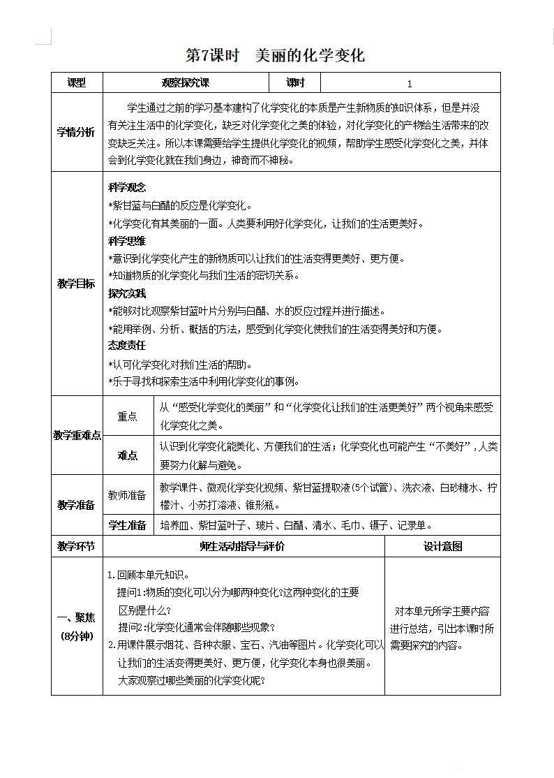 教科版六年级下册科学》第四单元