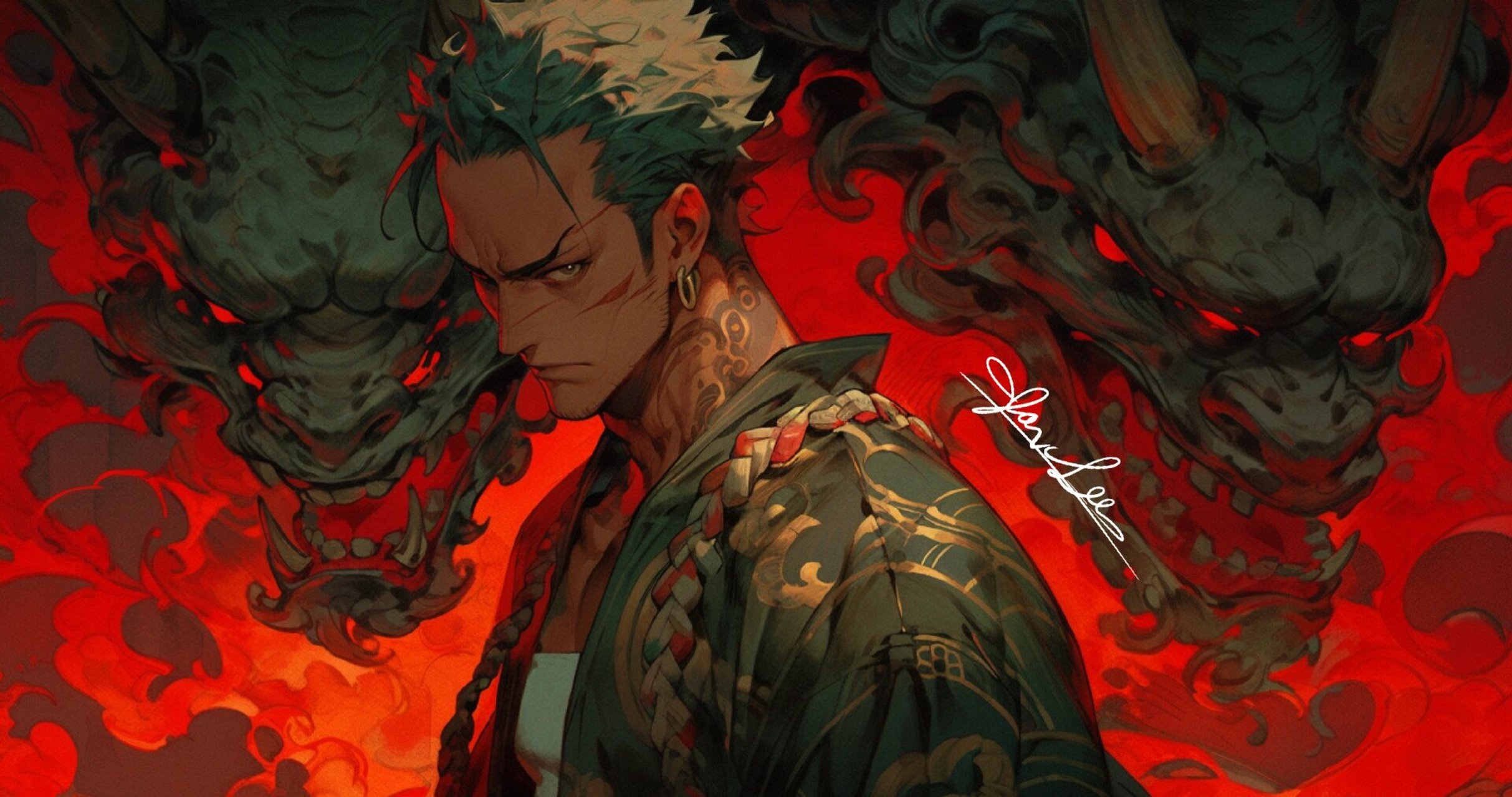海贼王 | 电脑壁纸 | 索隆 | 痞帅风(三) 索隆壁纸永不完结 7878