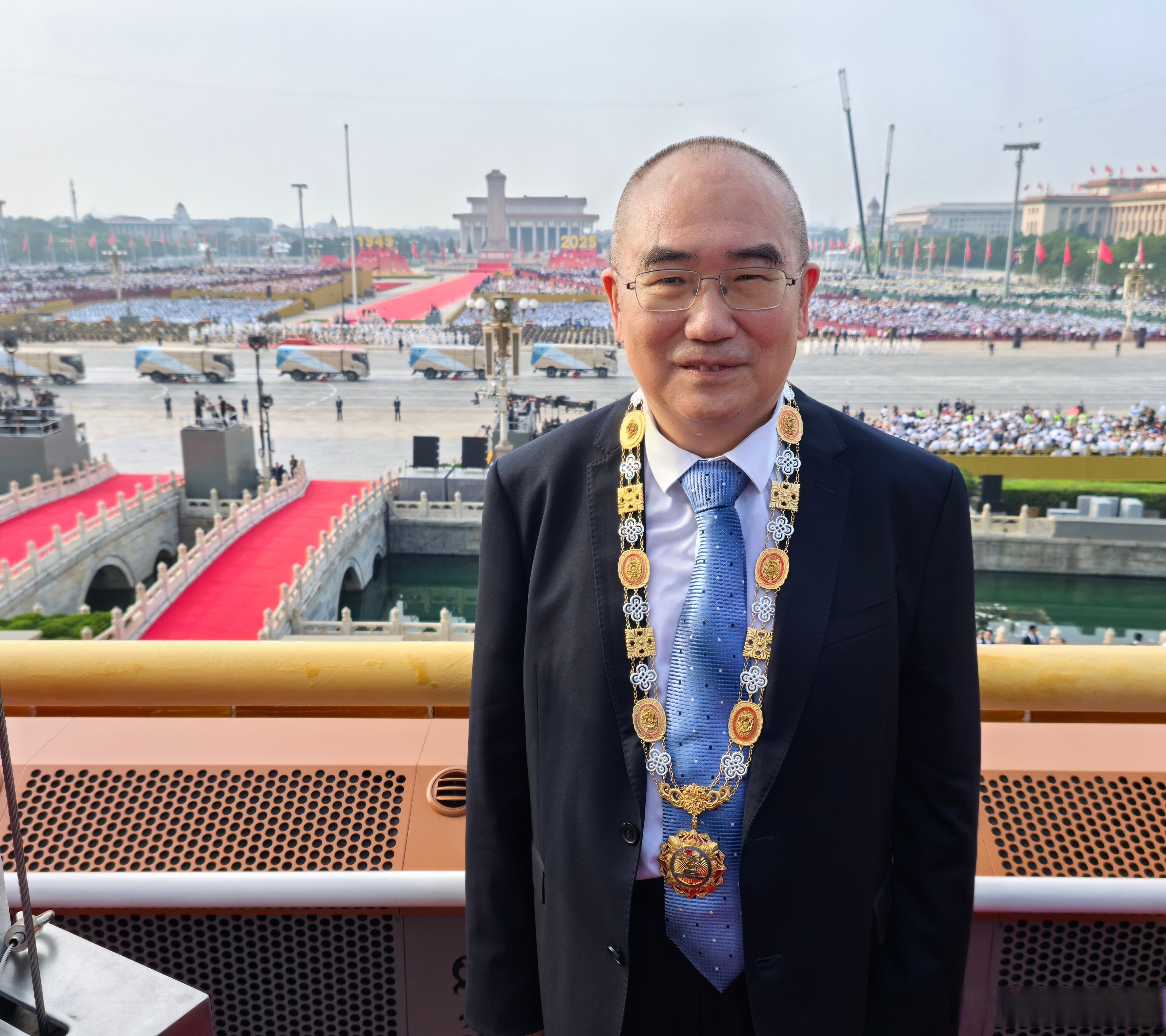 【#张定宇观礼九三阅兵#】昨天上午,中国人体器官捐献