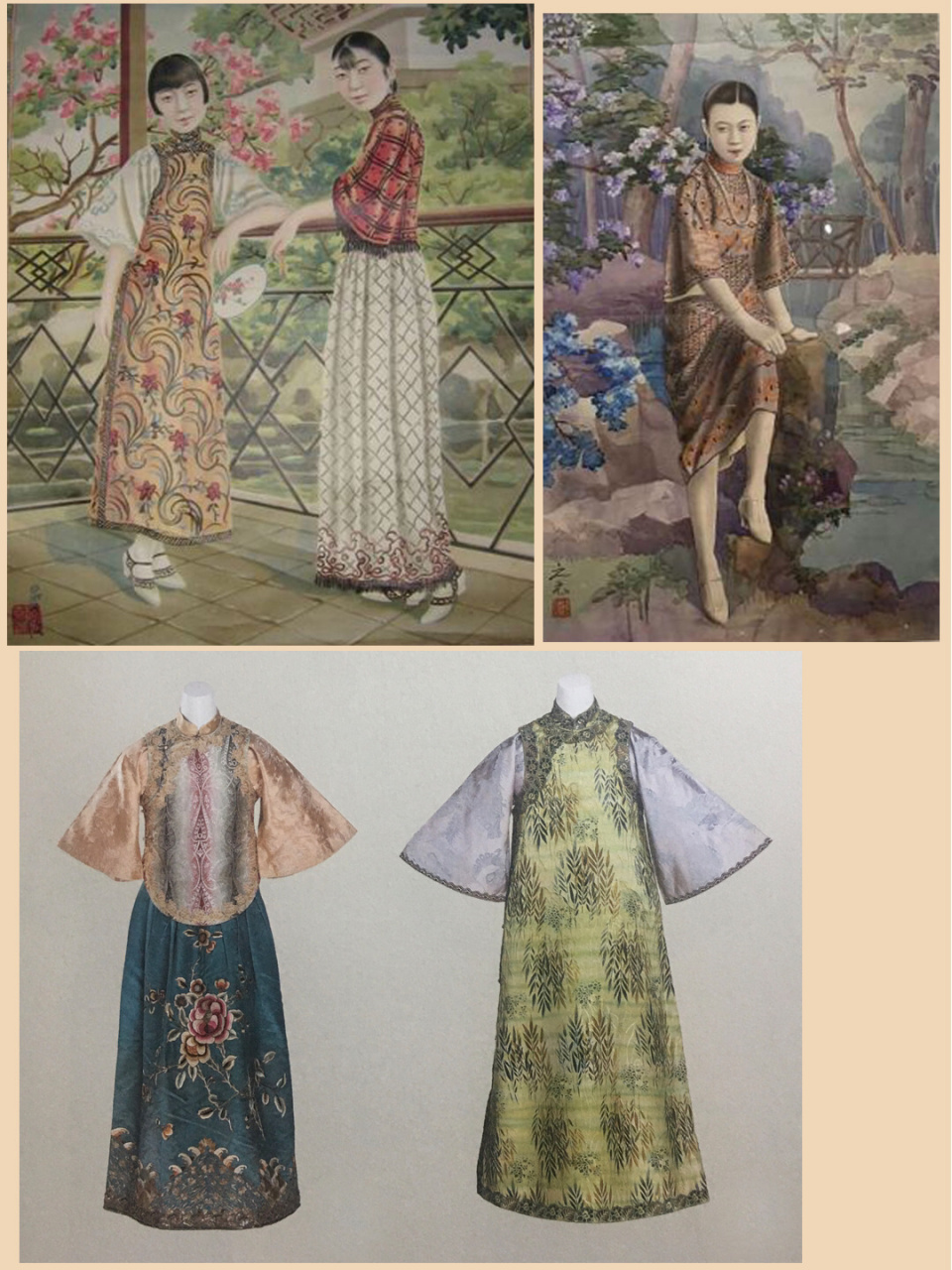 20世纪 20年代——旗袍的最初诞生与穿搭 971920年随着女性双脚的