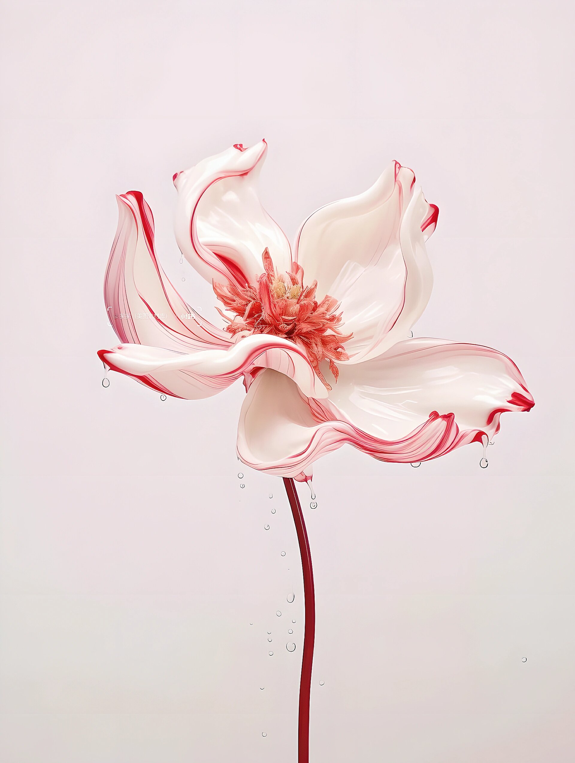 美图素材1000更74好看耶,这妖娆的粉蜀葵 蜀葵花语:梦 花期:6-8月份