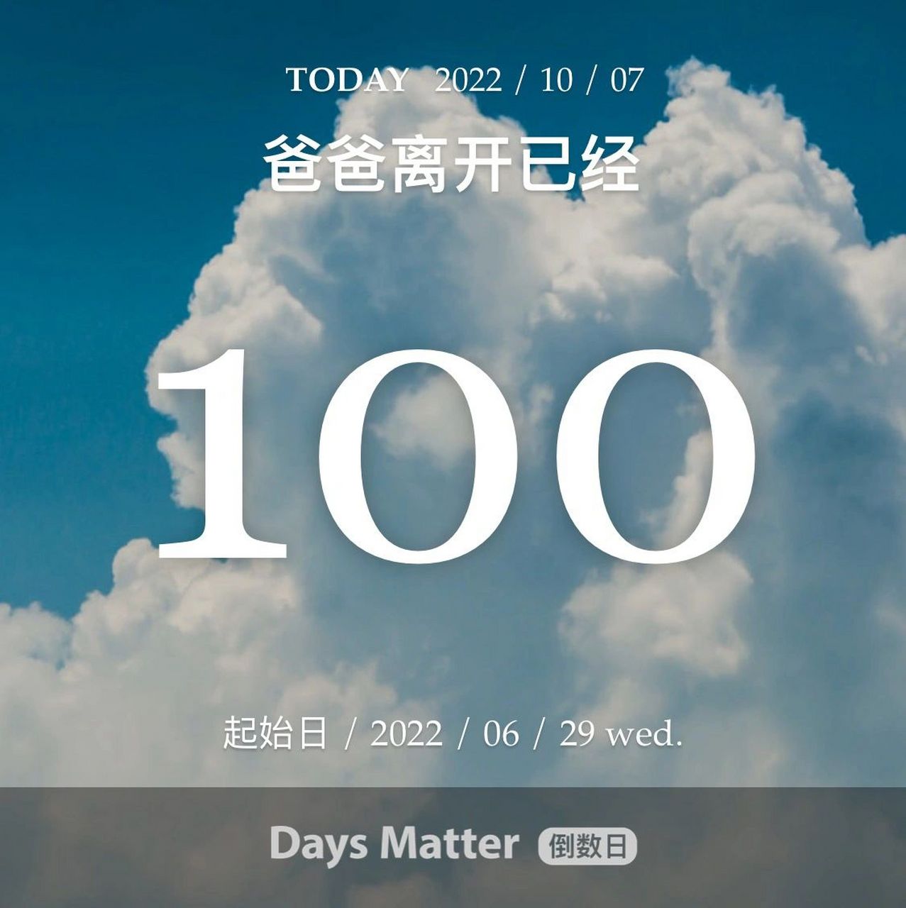 爸爸 百日祭 今天是爸爸去世一百天,真的无法用语言去形容我对爸爸的