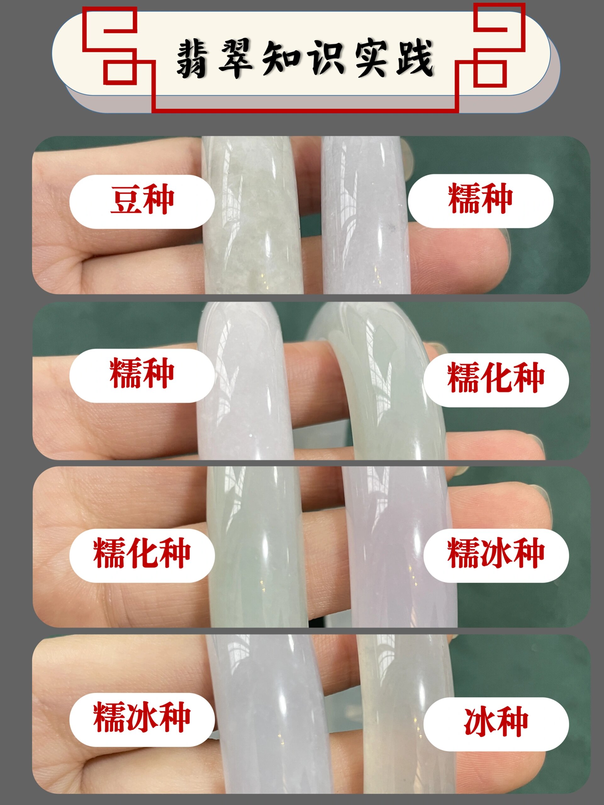 伟德国际翡翠变种对比照片珍稀对比：翡翠变种的美丽差异