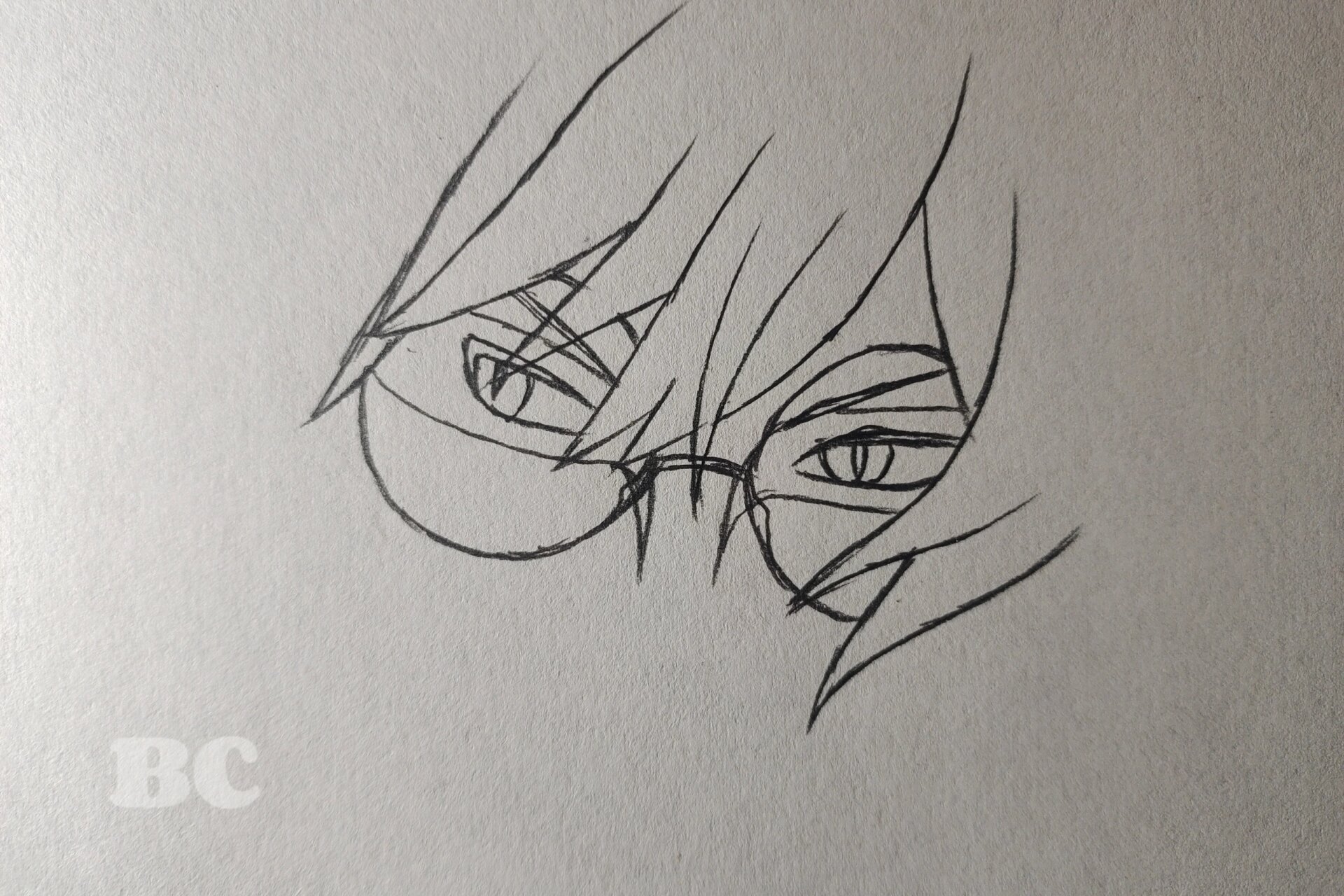 仙人兜绘画过程