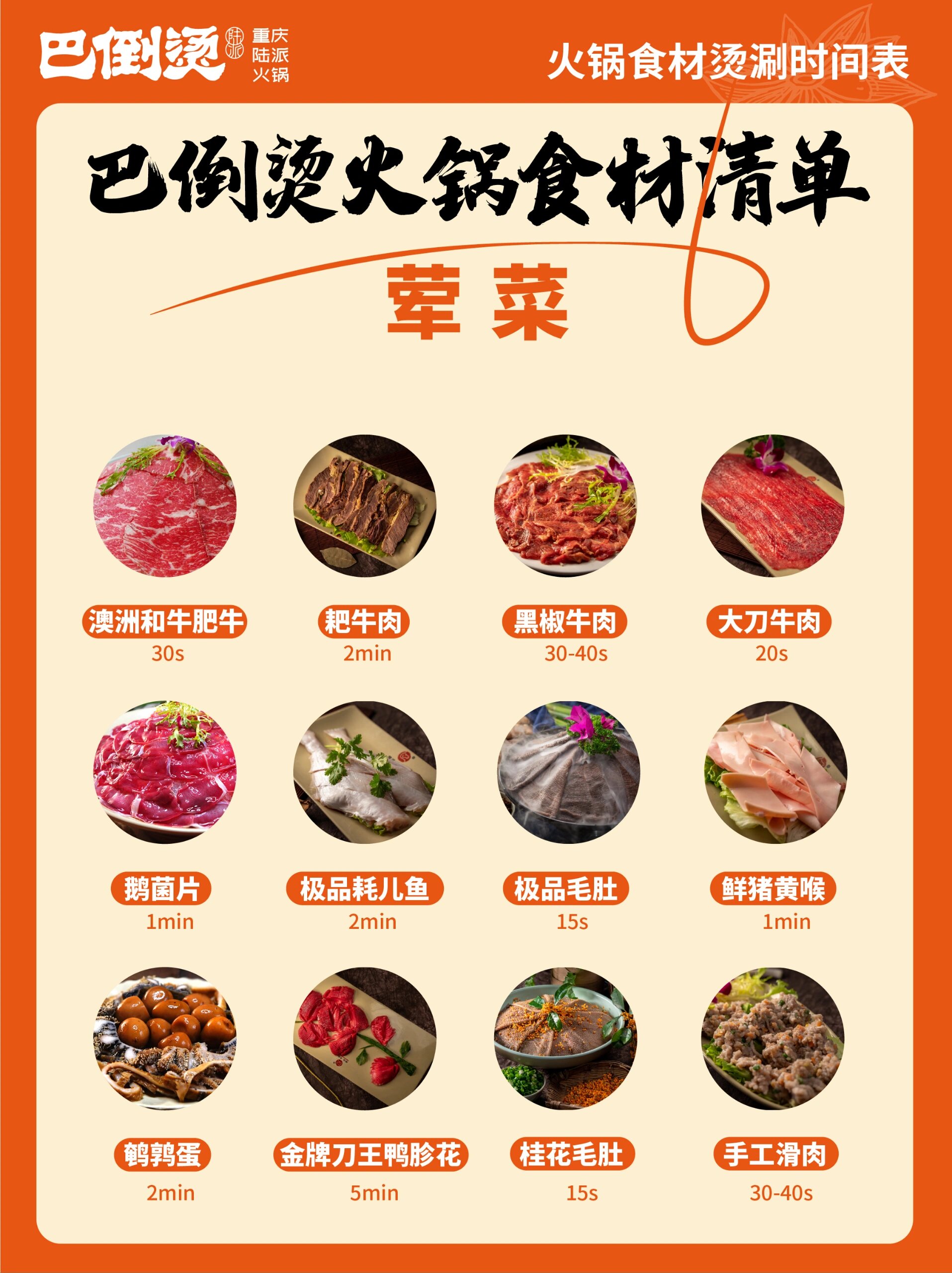 火锅食材烫涮时间表09