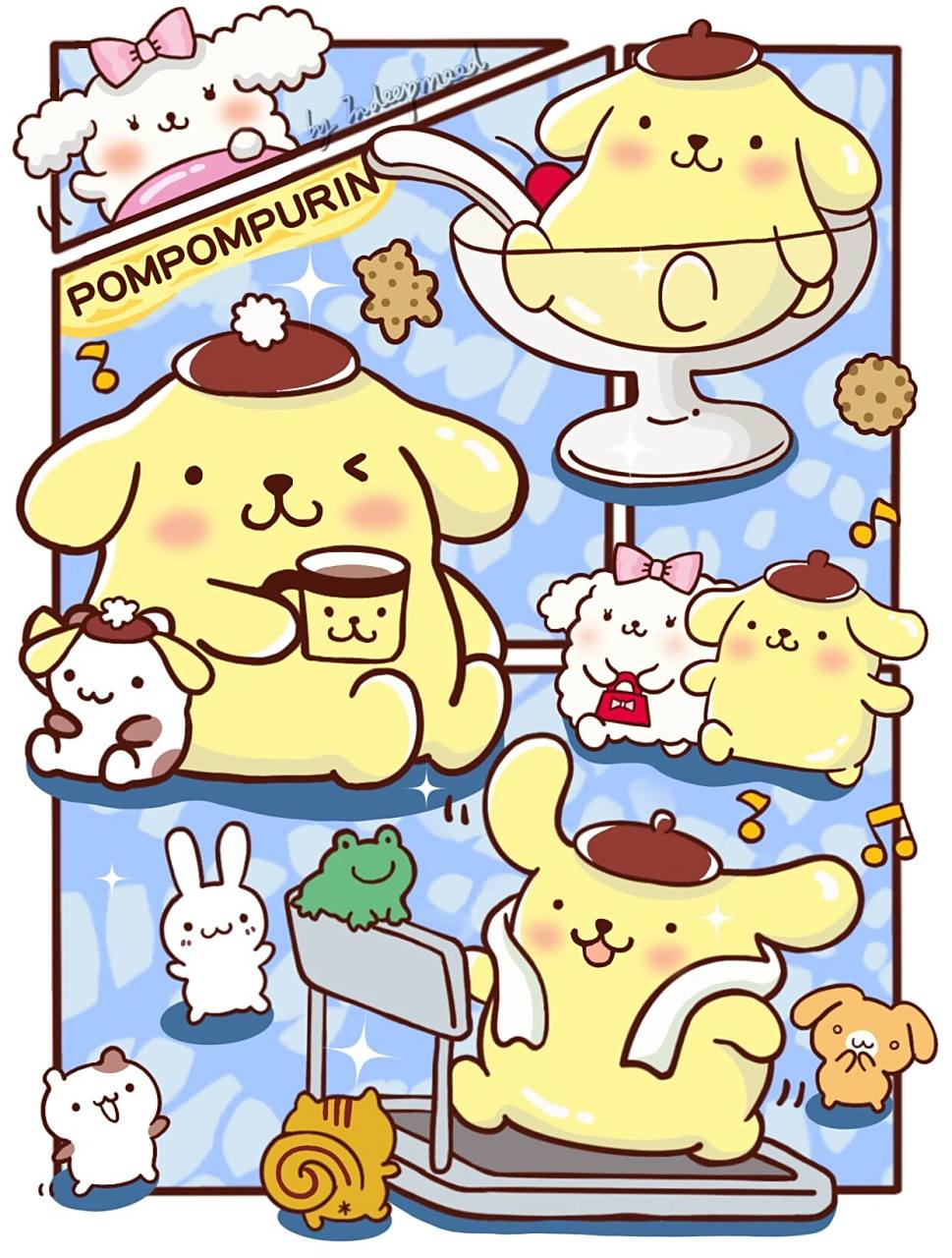 98分镜插画|98布丁狗来啦·08·79 哒啦滴哒