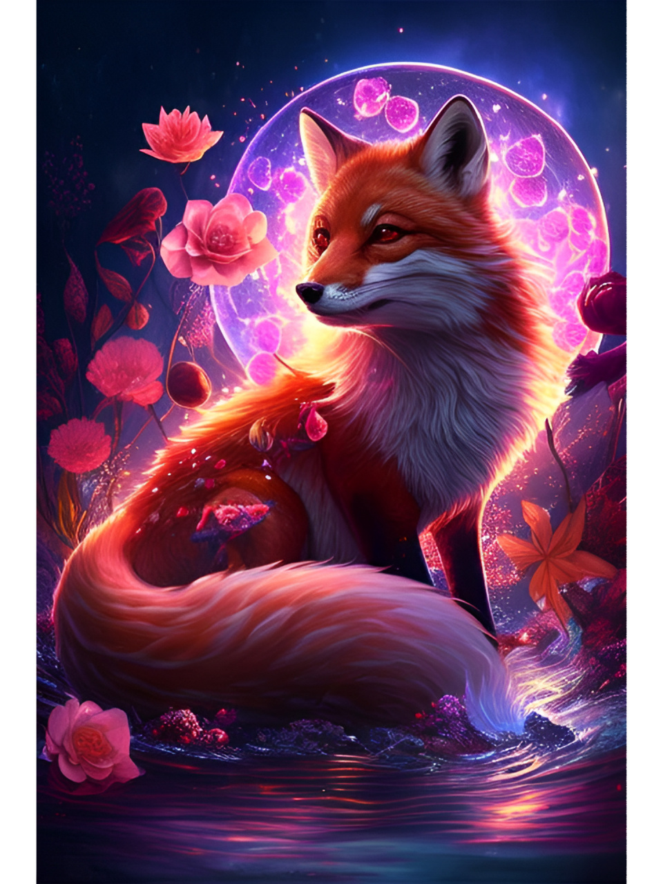 狐仙图片 火红狐仙,喜事连连!