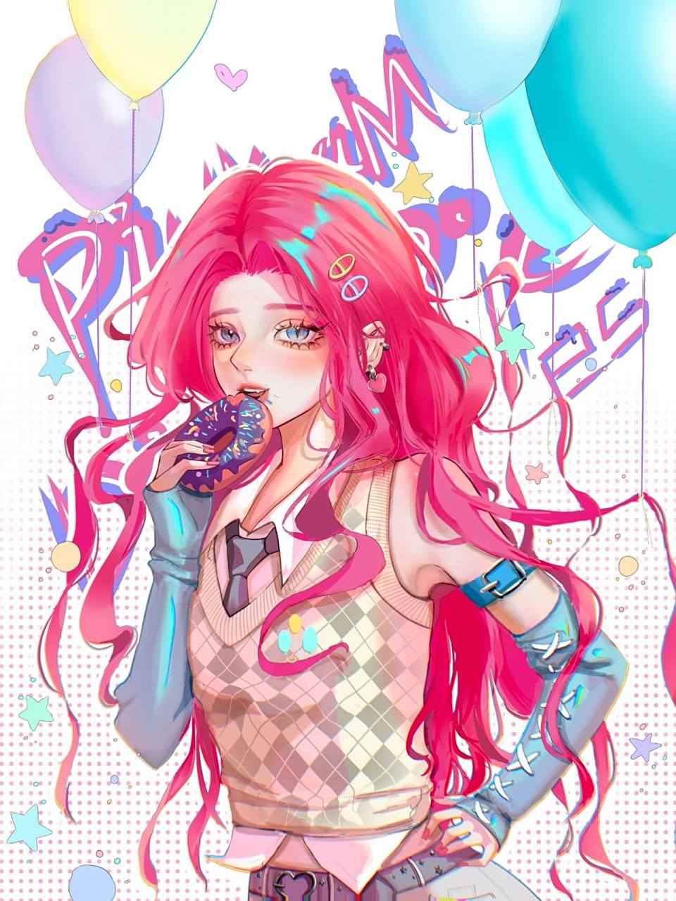 小马宝莉拟人之碧琪 已经集齐五头小马.