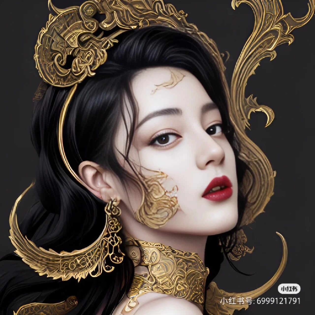 ai绘画逐渐离谱的迪丽热巴 把ai的图反复喂给ai就成了神奇的热巴,觉得