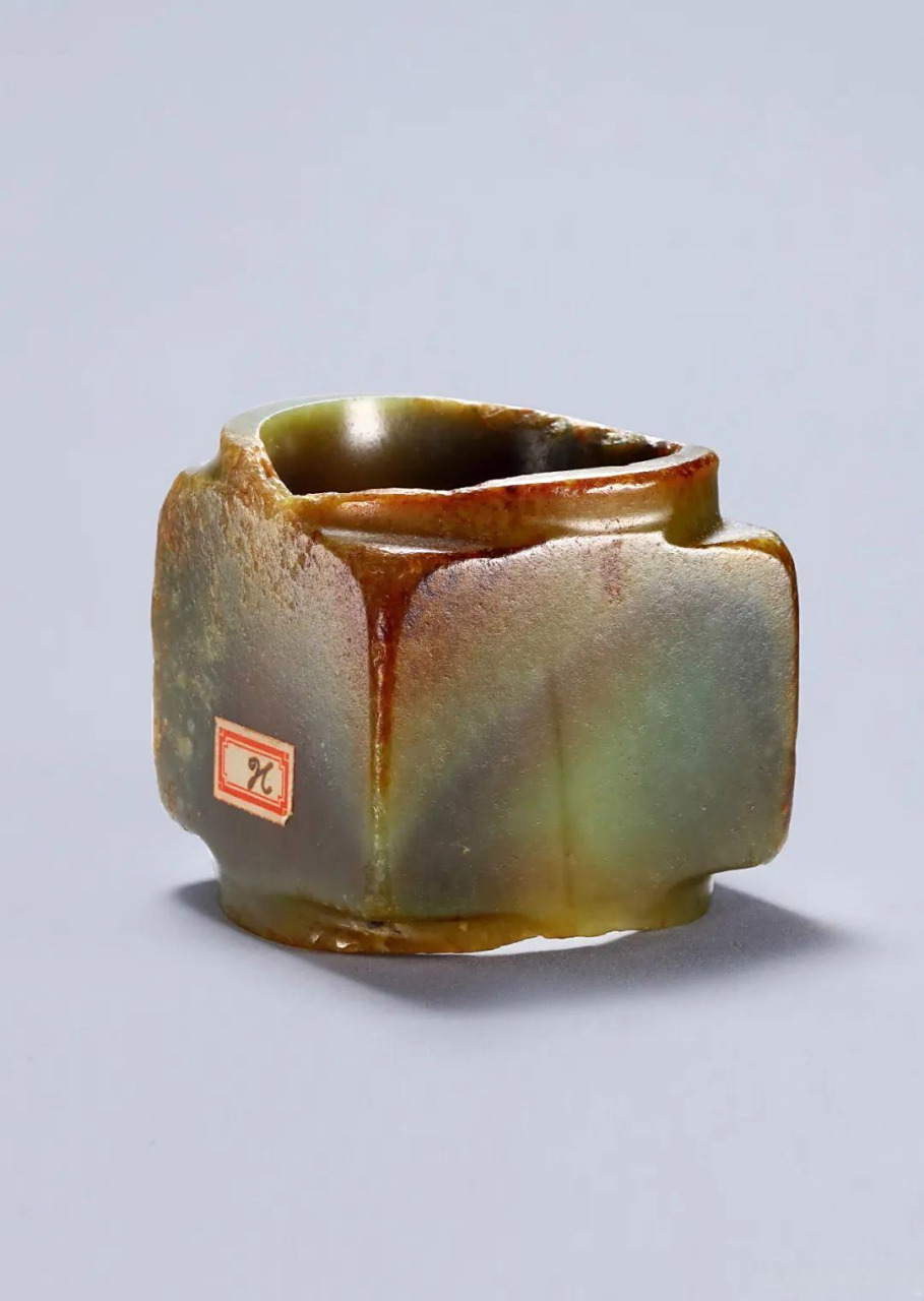 商代玉琮,沁色和老包浆极美