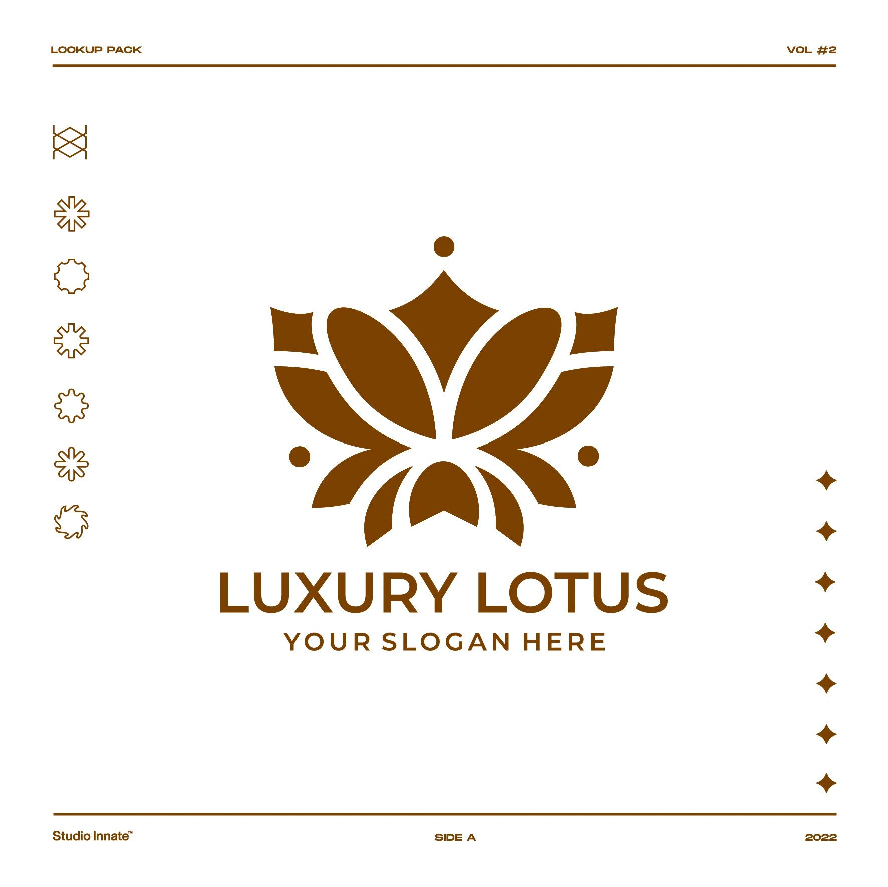 【110期】荷花元素品牌logo设计集合