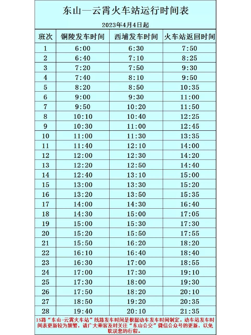 云霄站15路公交,直达东山岛^o