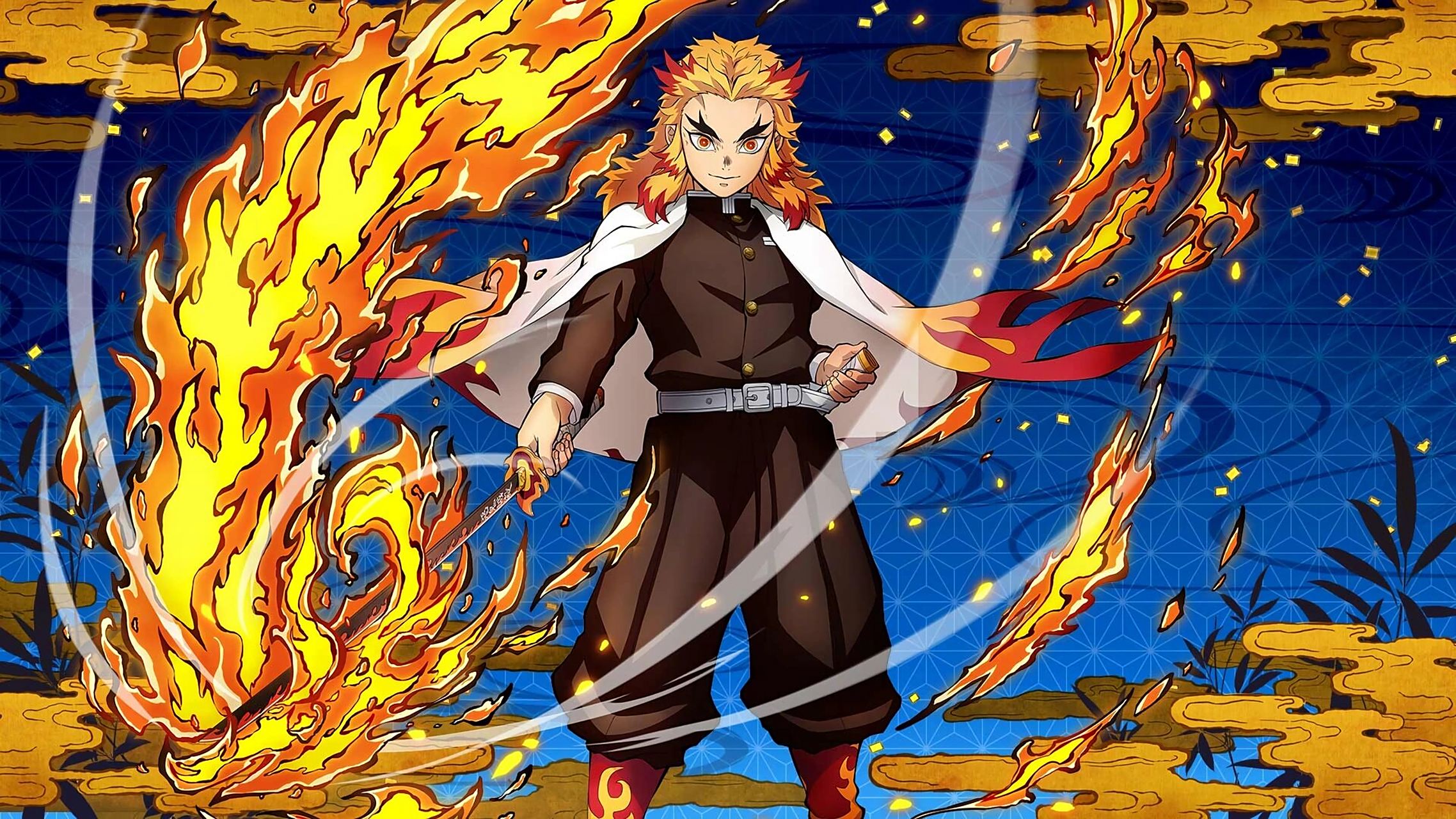 97鬼灭之刃|电脑壁纸|炎柱·炼狱杏寿郎 98 炎柱·炼狱杏寿郎