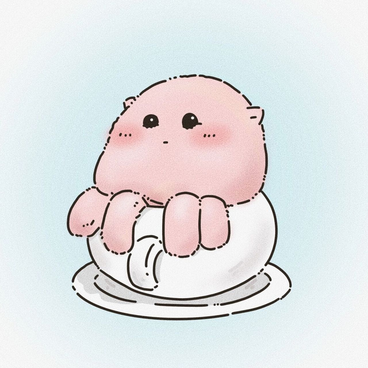 可爱头像/奶呼呼的章鱼包谁不爱呀!