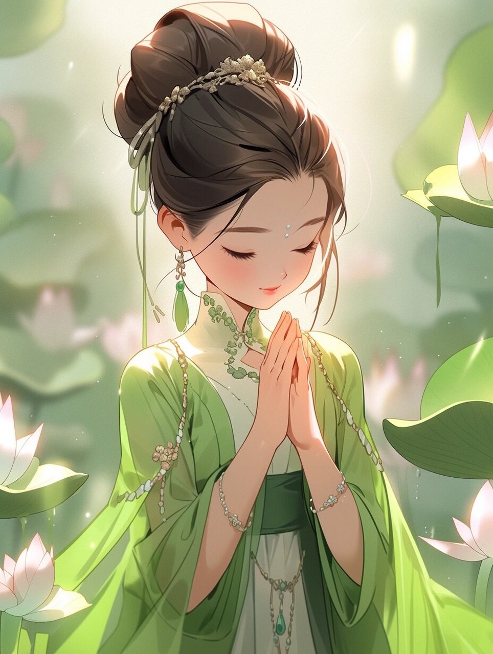古风头像||绿·佛系少女97