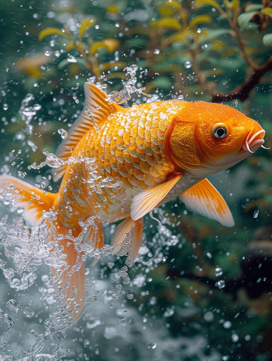 04 金鳞闪烁如星辉,鲤鱼行舞展华彩.