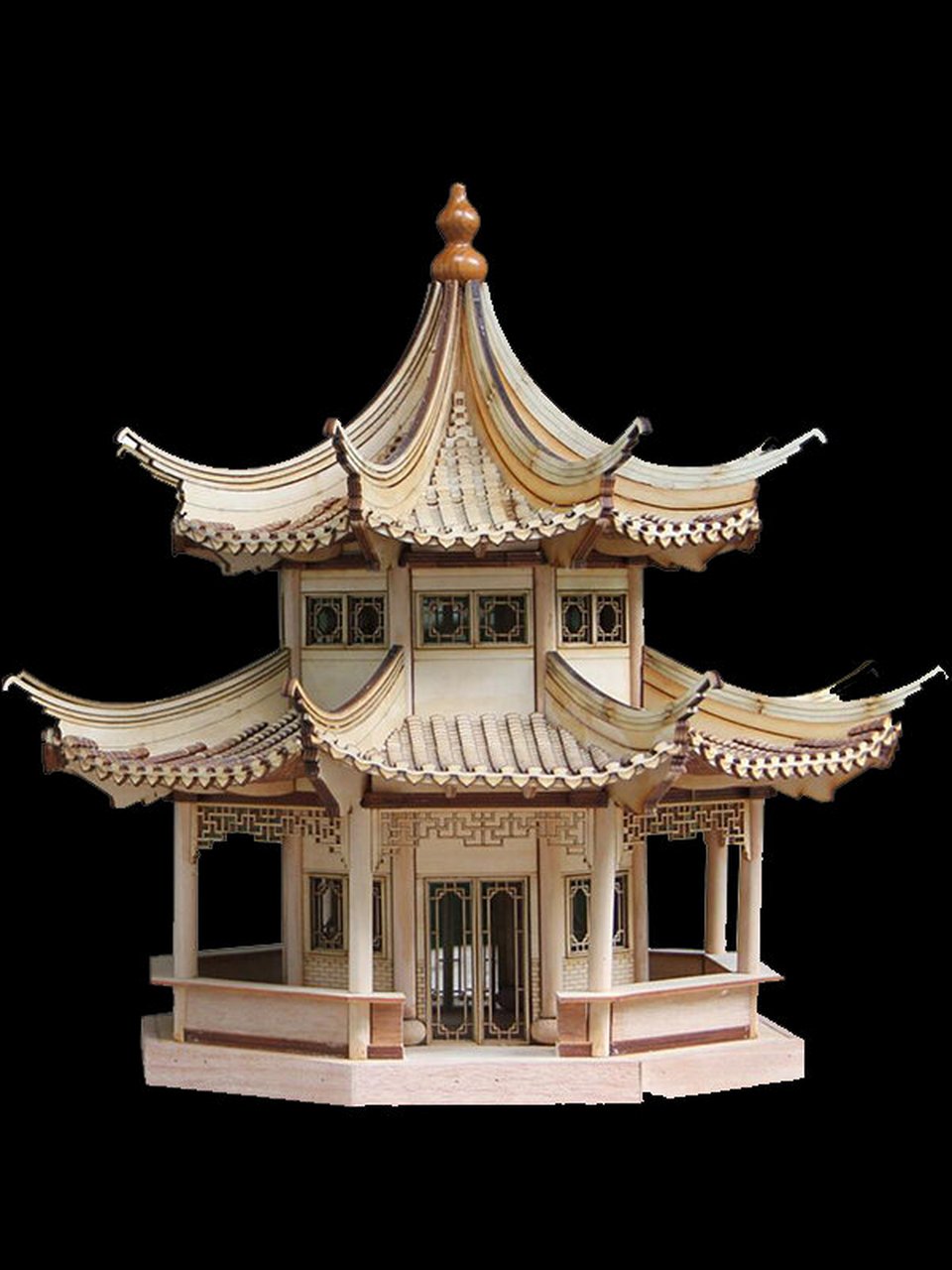 学3d建模/古风建筑凉亭模型制作97 使用软件:3dmax 使用时长:3个