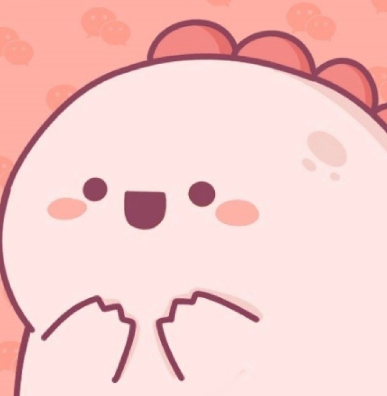 对这个头像有个疑问 为什么用这个头像的人id都叫momo,是这只小恐龙叫