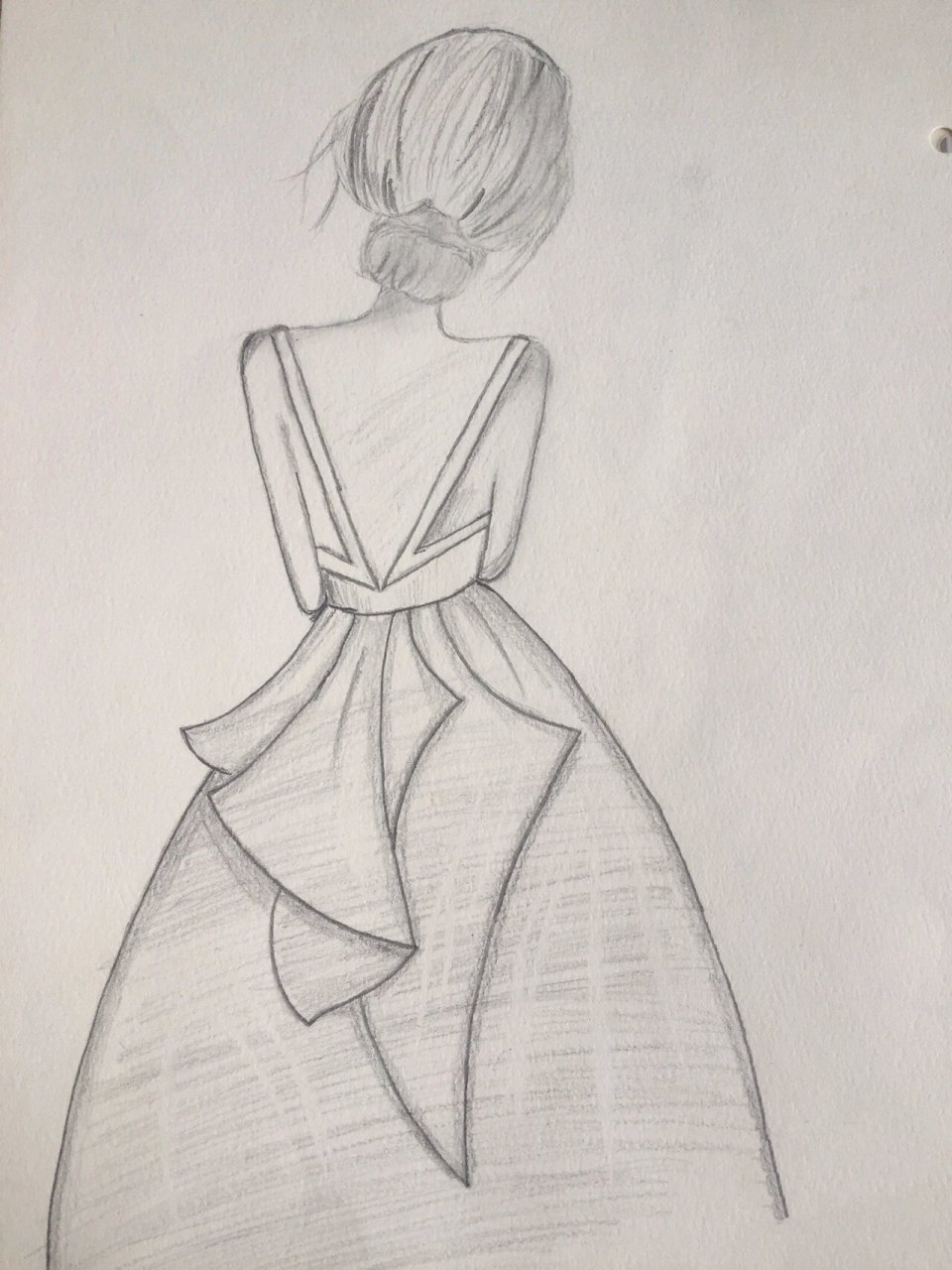 简笔画|优雅气质背影 上帝创造了女人 让她性感,优雅,美丽 而不是成为