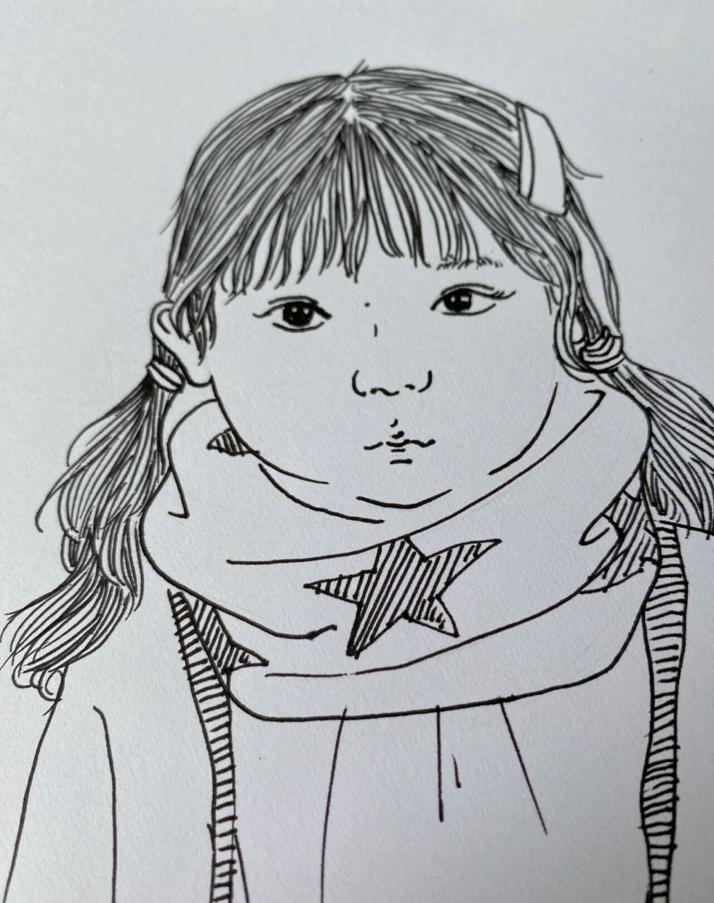 五年级美术《画人像》 示范作品来咯～ 五年级美术 小学美术