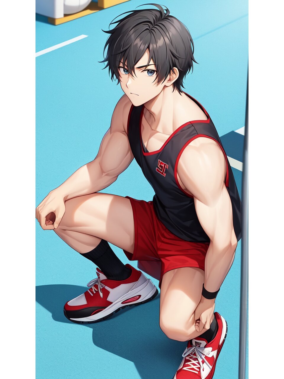 篮球体育生漫画手机壁纸(288)