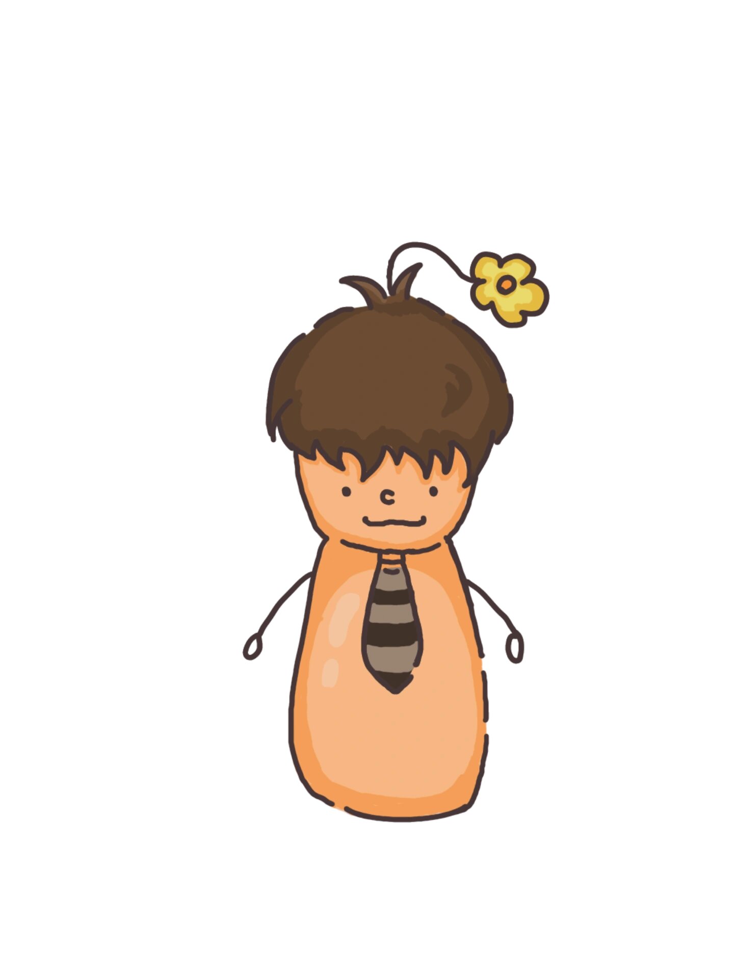 原创简笔画 物品拟人系列1