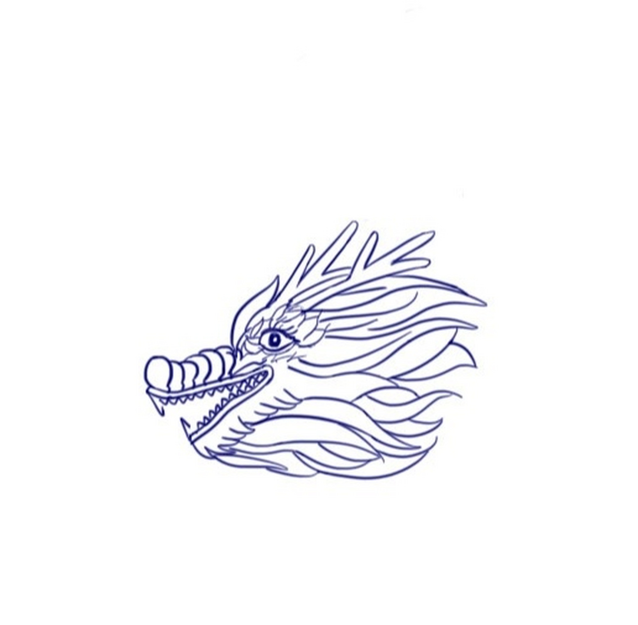 国潮-端午龙舟画法 要过端午节了,一起来画龙舟吧.练习仅做个人练习.